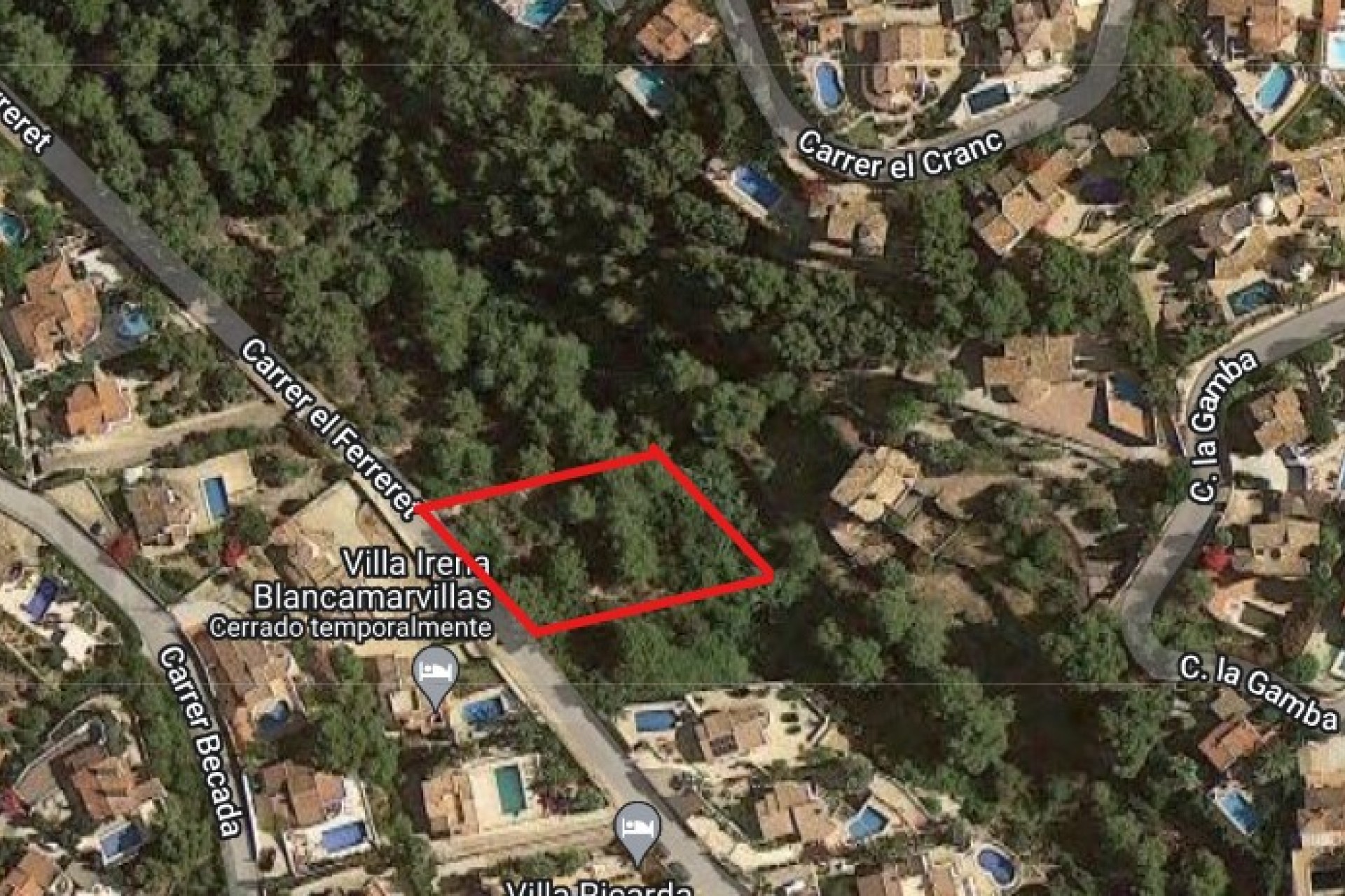 Herverkoop - Plot -
Benissa - Cala Baladrar