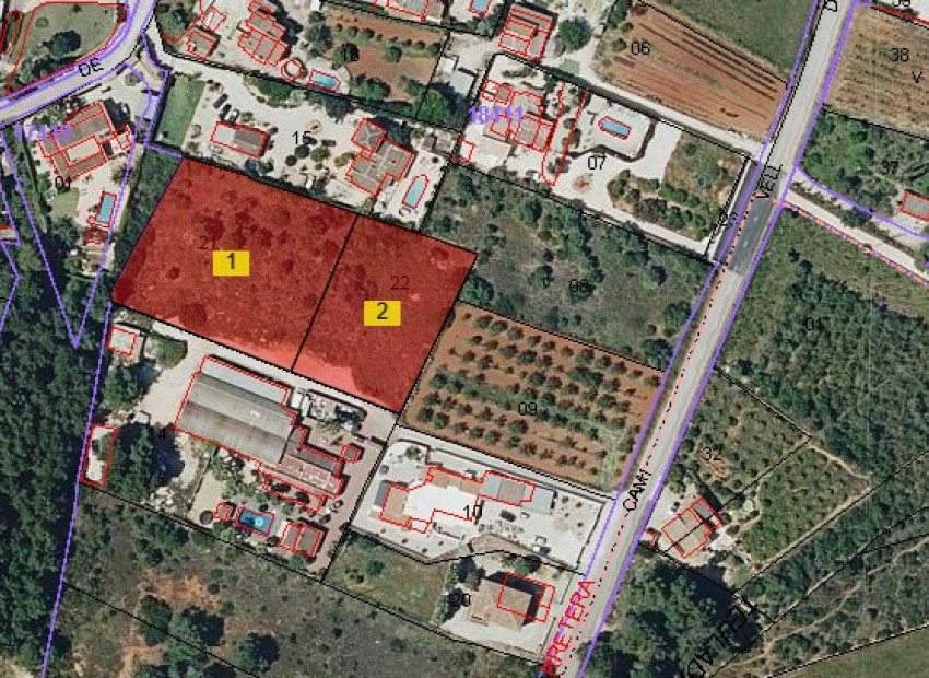 Herverkoop - Stedelijke bouwgrond -
Jávea / Xàbia - Partides comunes - Adsubia