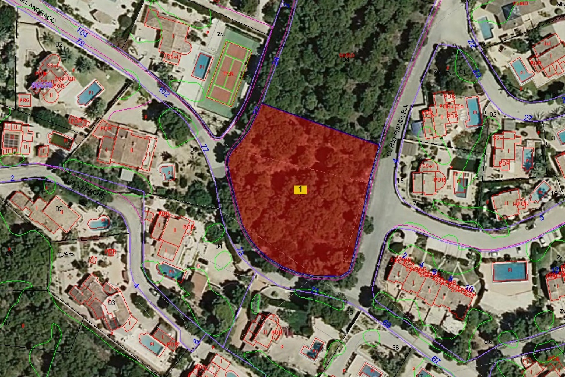 Herverkoop - Stedelijke bouwgrond -
Moraira - Pinar del Advocat - Cometa