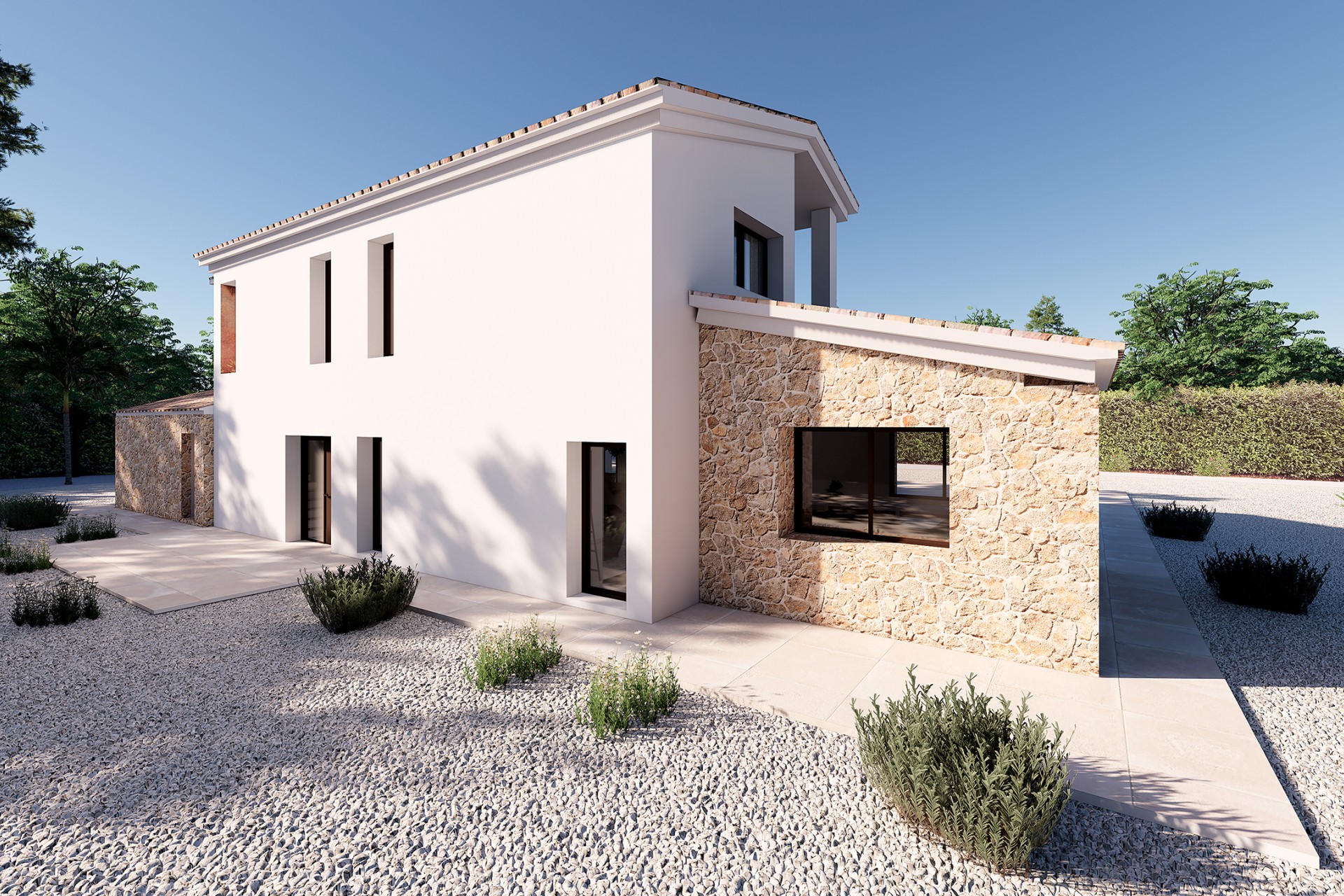 Neue Gebäude - Landhaus -
Benissa - Benissa pueblo