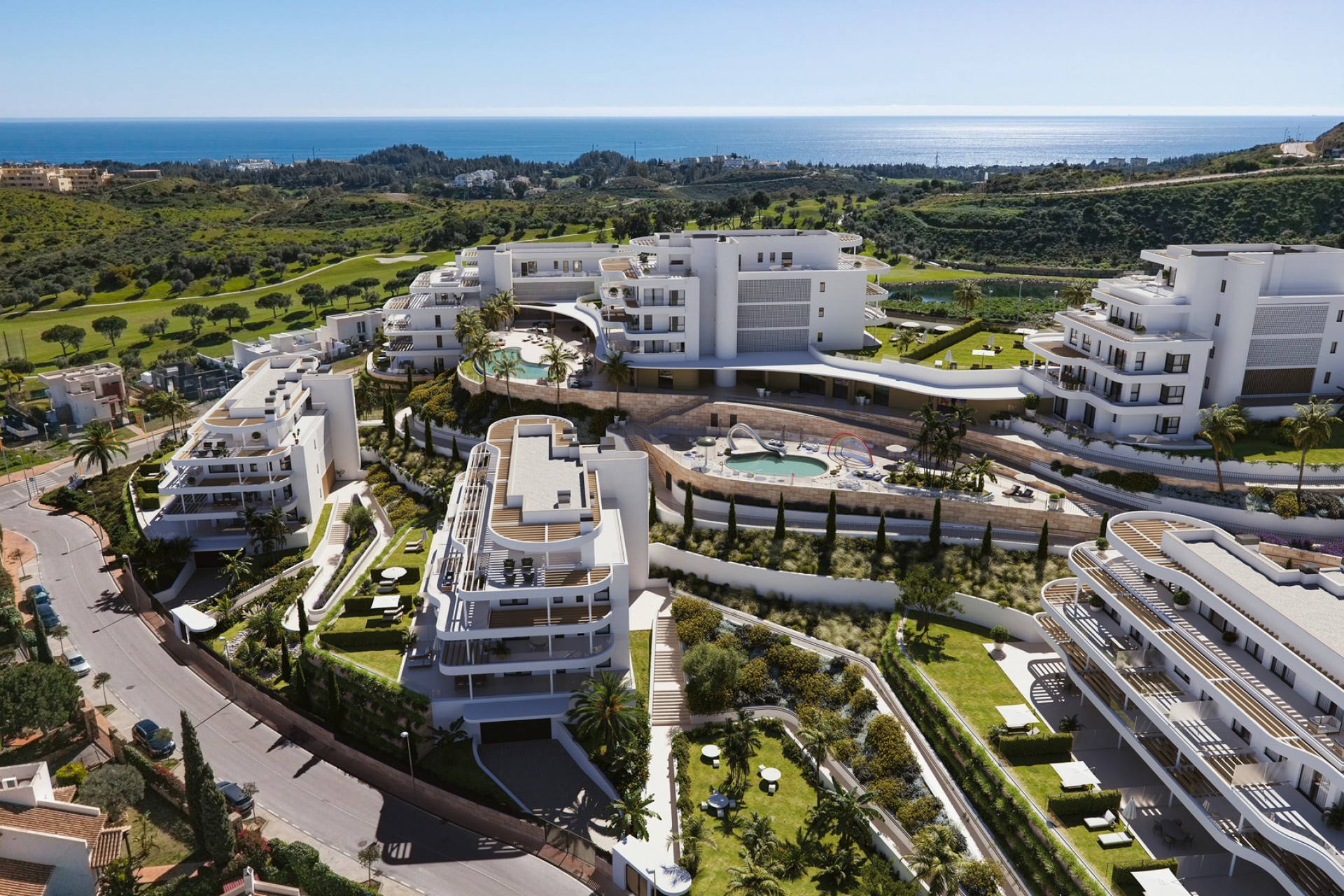 Neue Gebäude - Penthouse -
Las Lagunas de Mijas