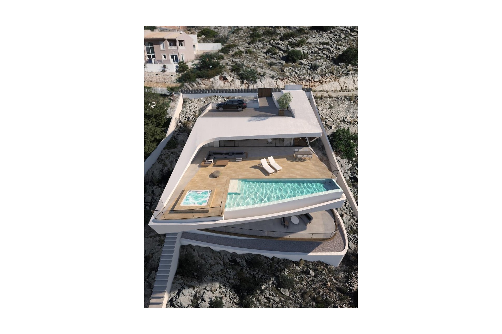 Neue Gebäude - Villa -
Altea la Vella - Altea