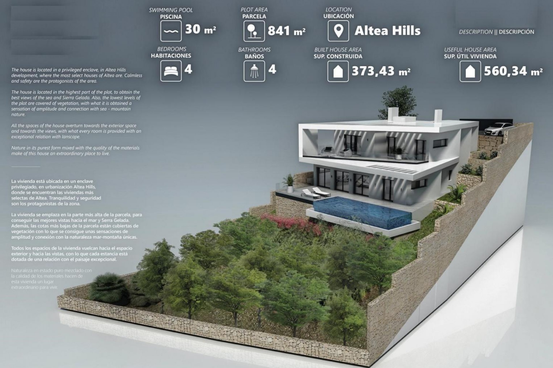 Neue Gebäude - Villa -
Altea
