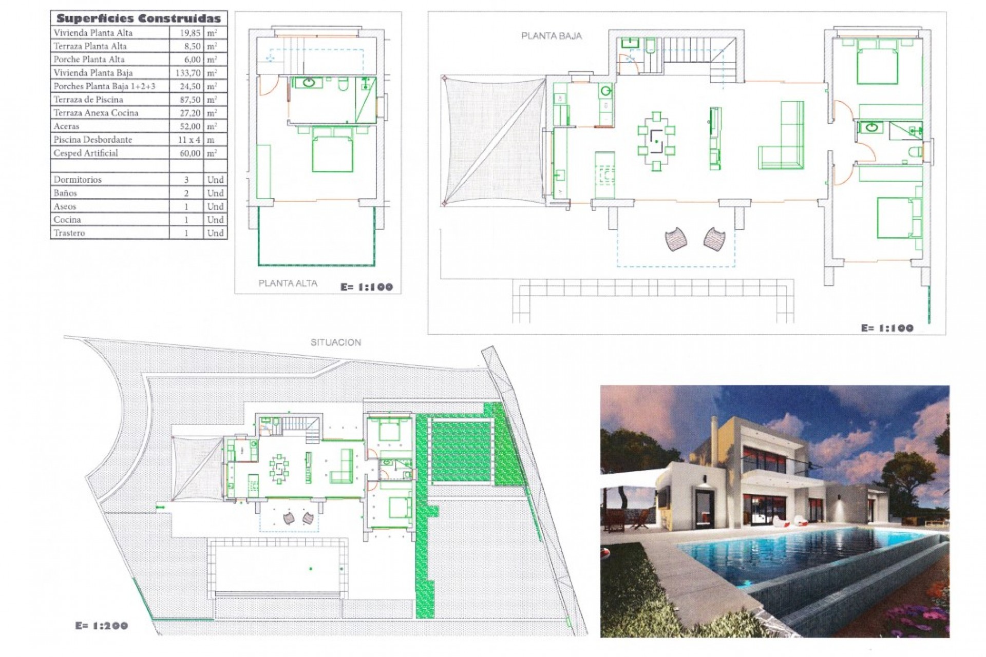 Neue Gebäude - Villa -
Benissa - Fustera