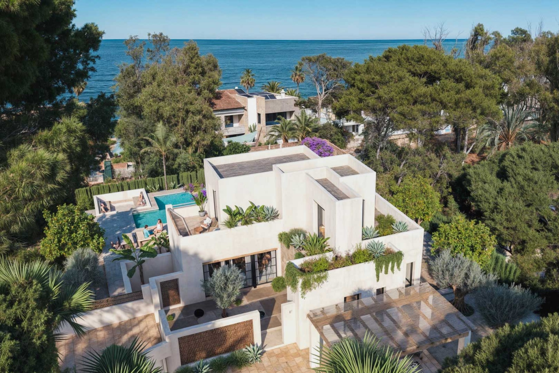 Neue Gebäude - Villa -
Denia