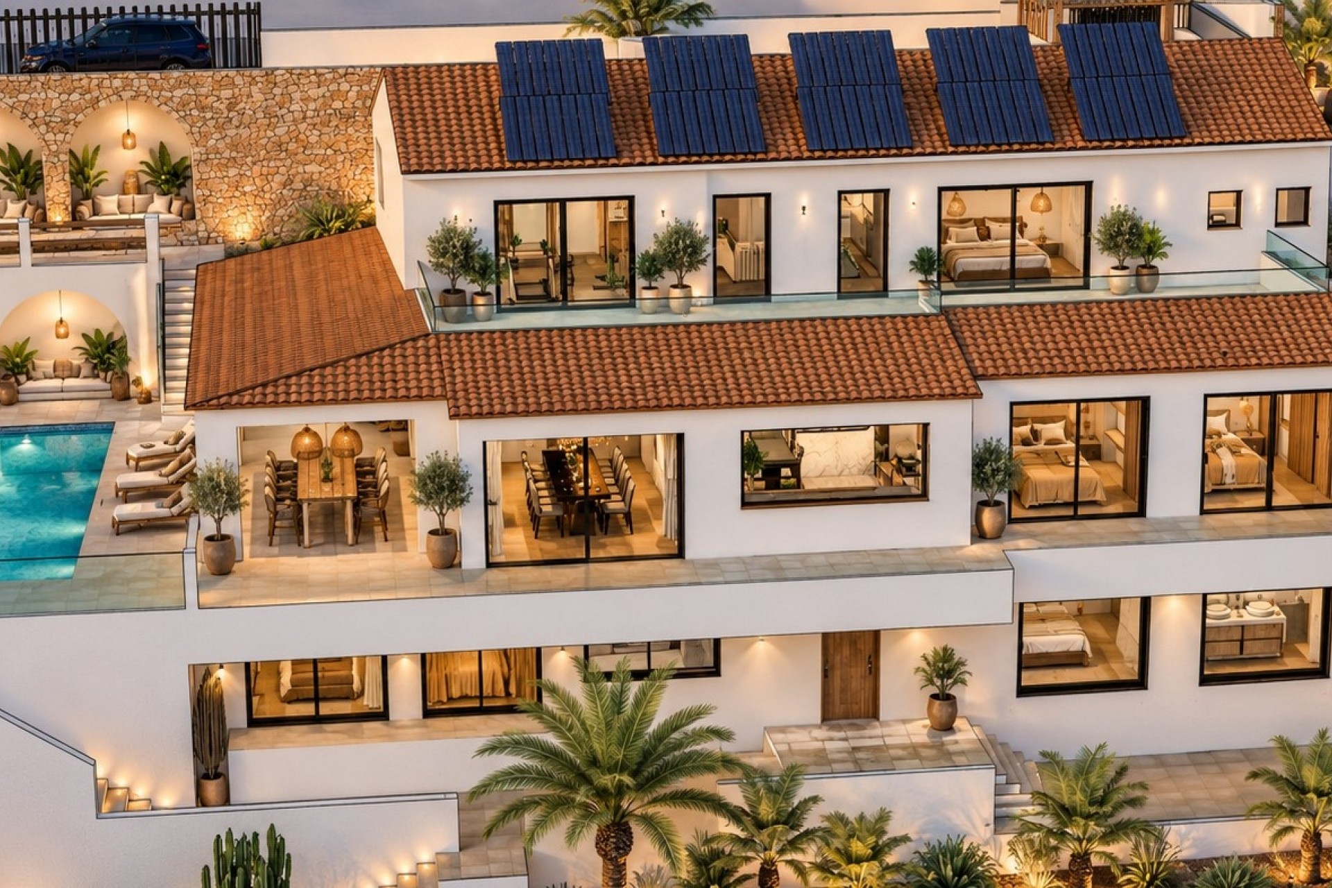 Neue Gebäude - Villa -
Jávea - La Corona