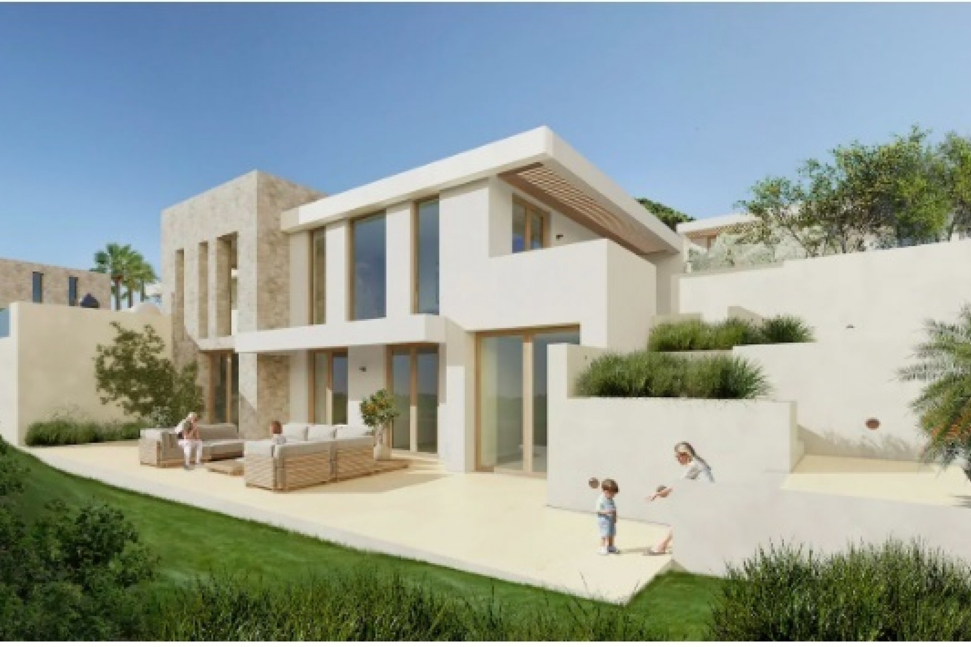 Neue Gebäude - Villa -
Moraira - Pinar del Advocat - Cometa