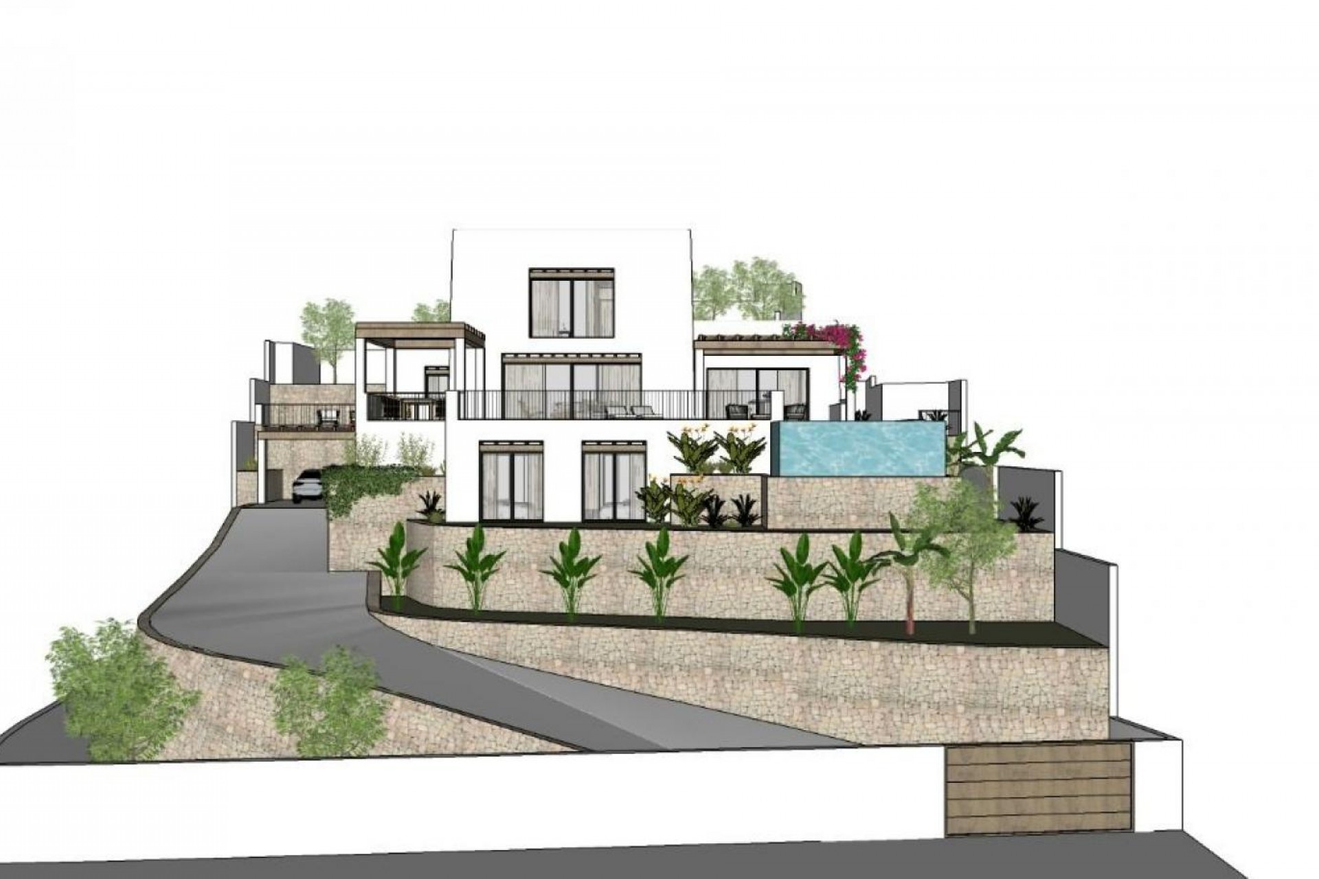 Neue Gebäude - Villa -
Moraira