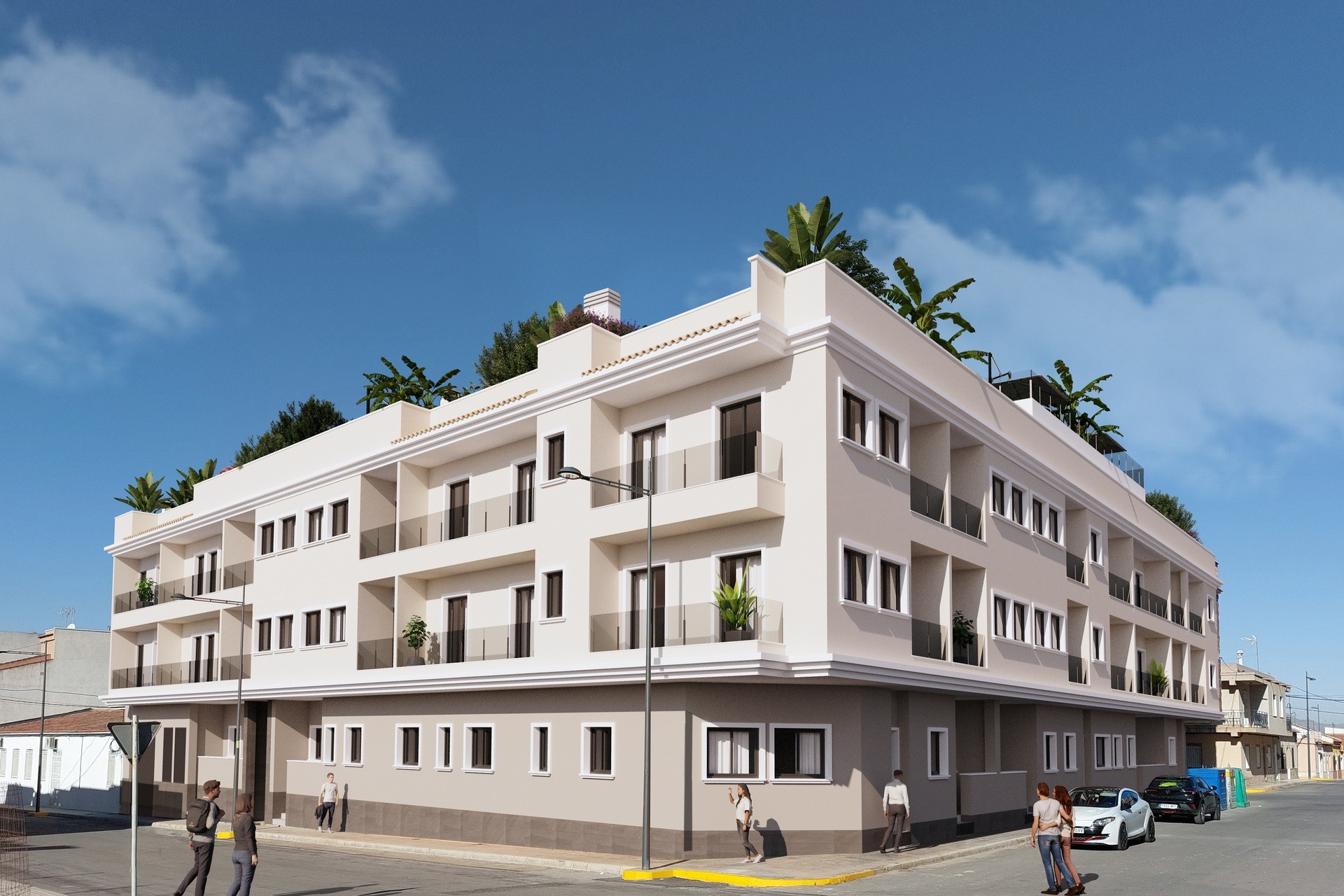 Neue Gebäude - Wohnung -
Algorfa