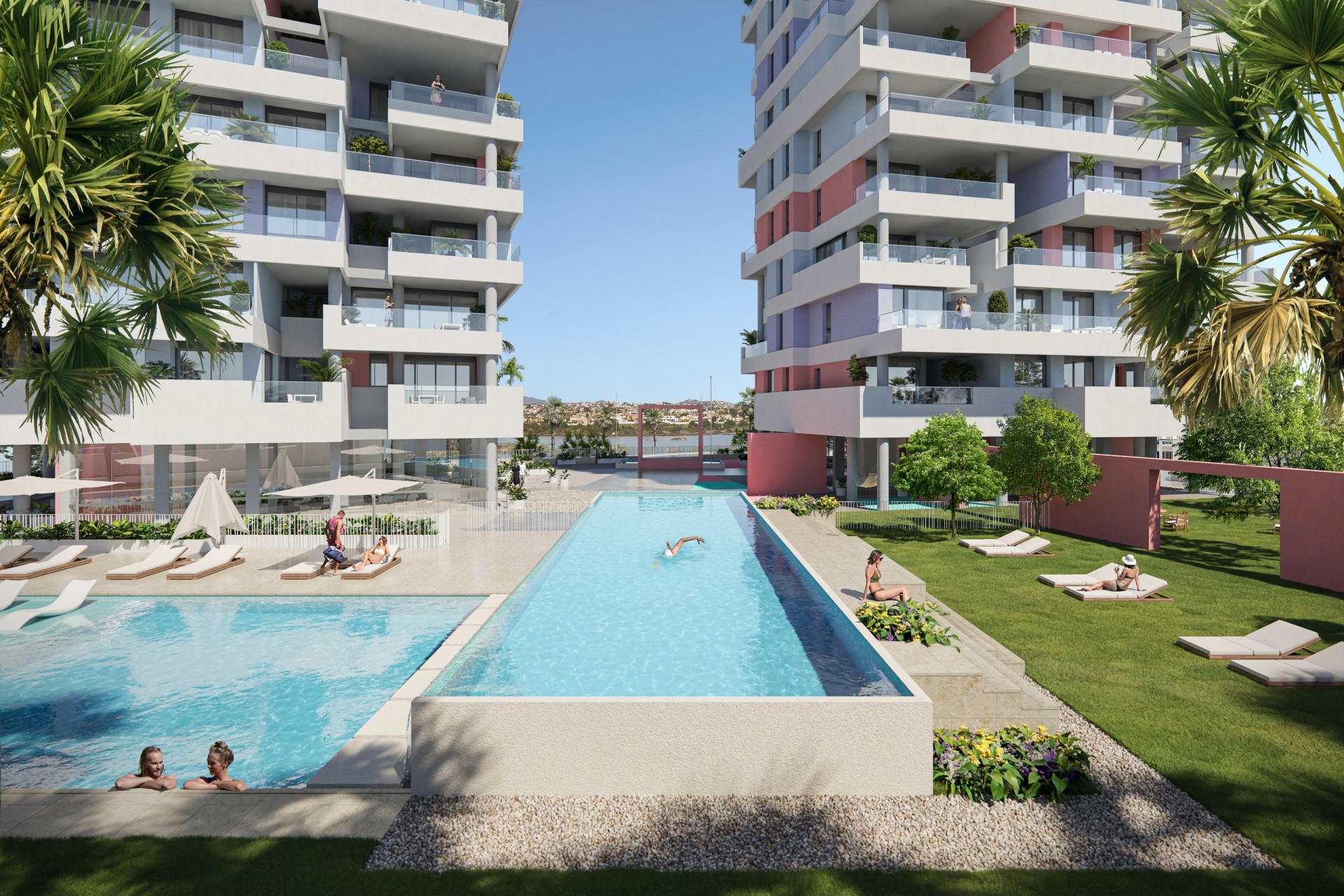 Neue Gebäude - Wohnung -
Calpe / Calp - Playa Arenal - Bol