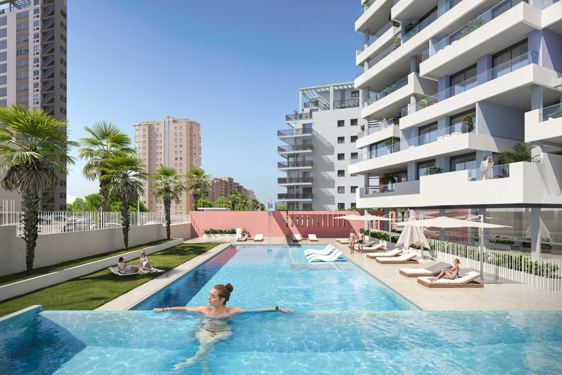 Neue Gebäude - Wohnung -
Calpe / Calp - Playa Arenal - Bol