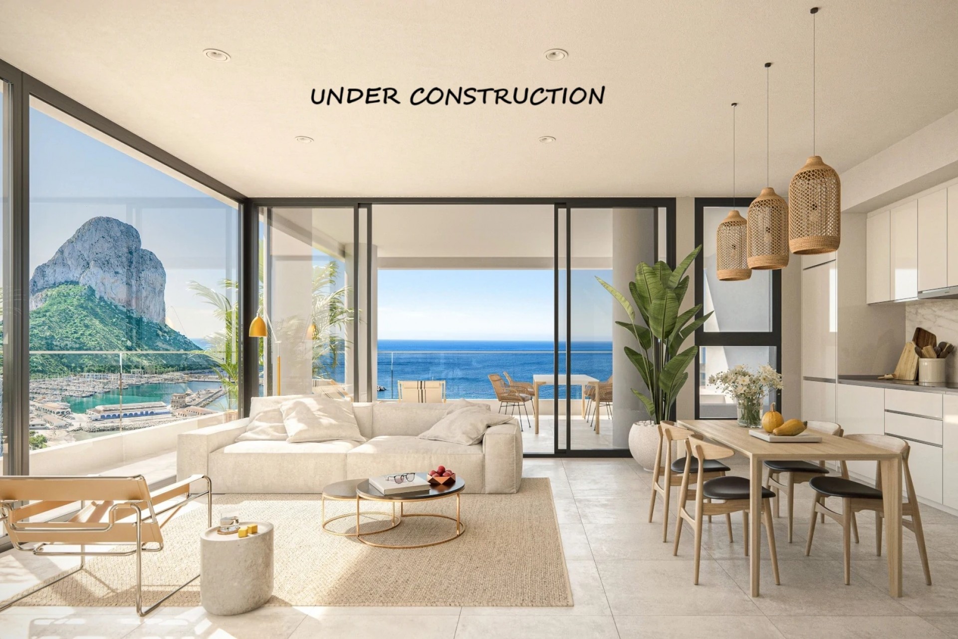 Neue Gebäude - Wohnung -
Calpe - Centro