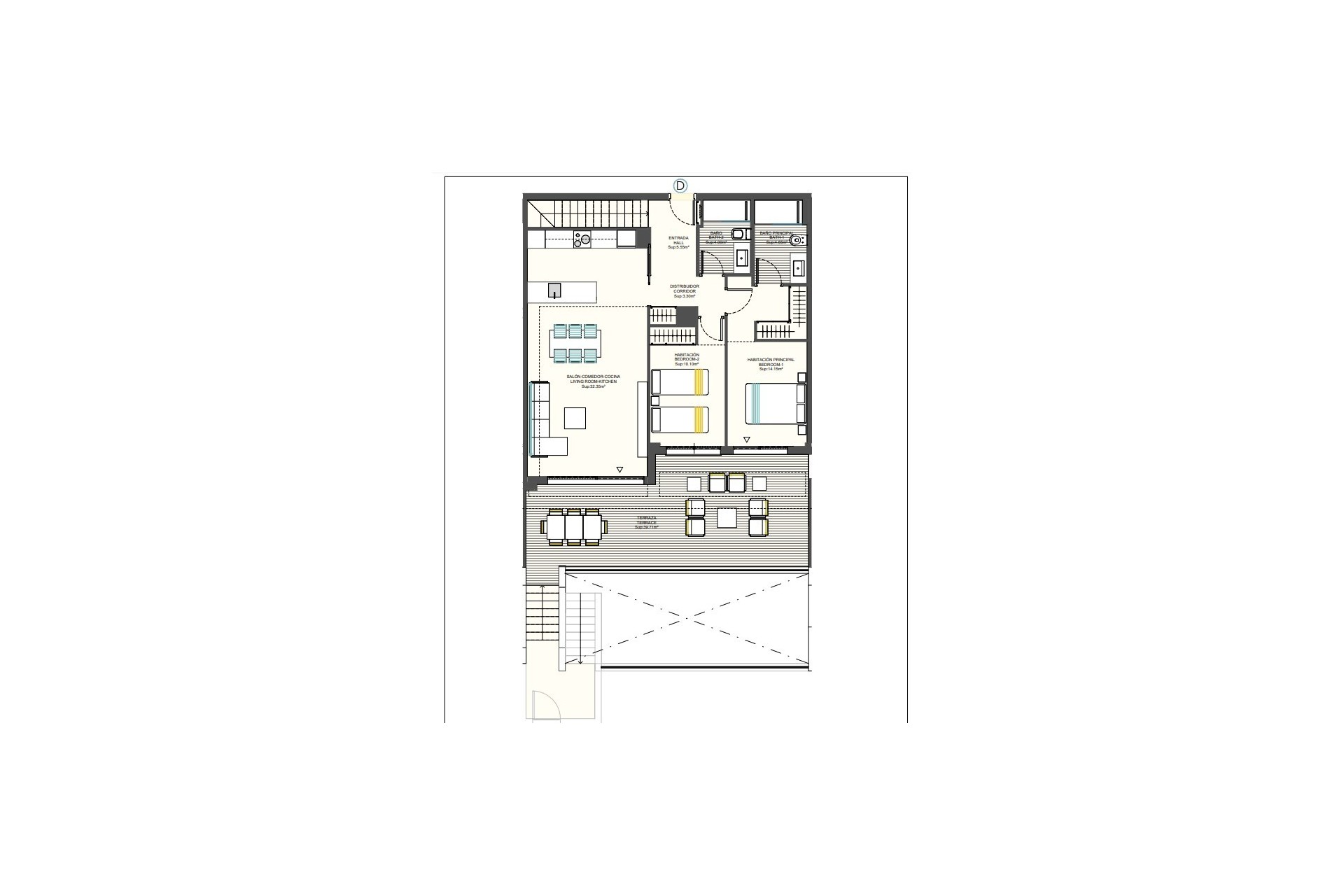 Neue Gebäude - Wohnung -
Finestrat - Golf Bahia