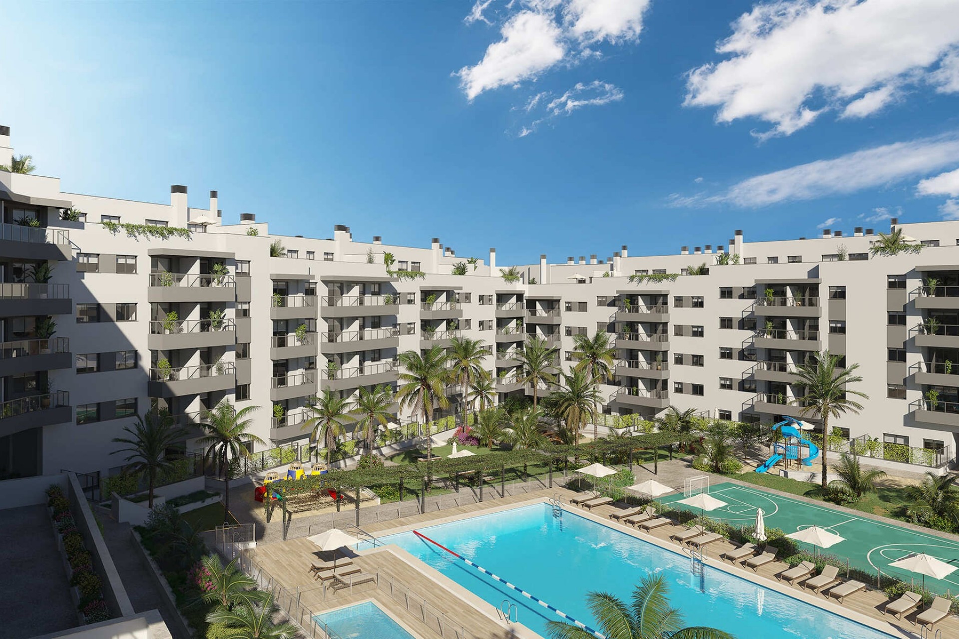 Neue Gebäude - Wohnung -
Las Lagunas de Mijas