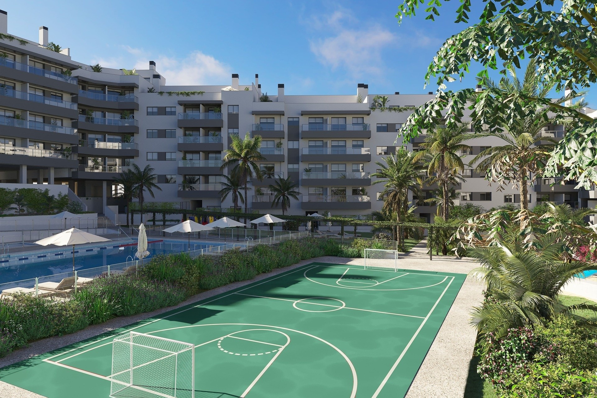 Neue Gebäude - Wohnung -
Las Lagunas de Mijas
