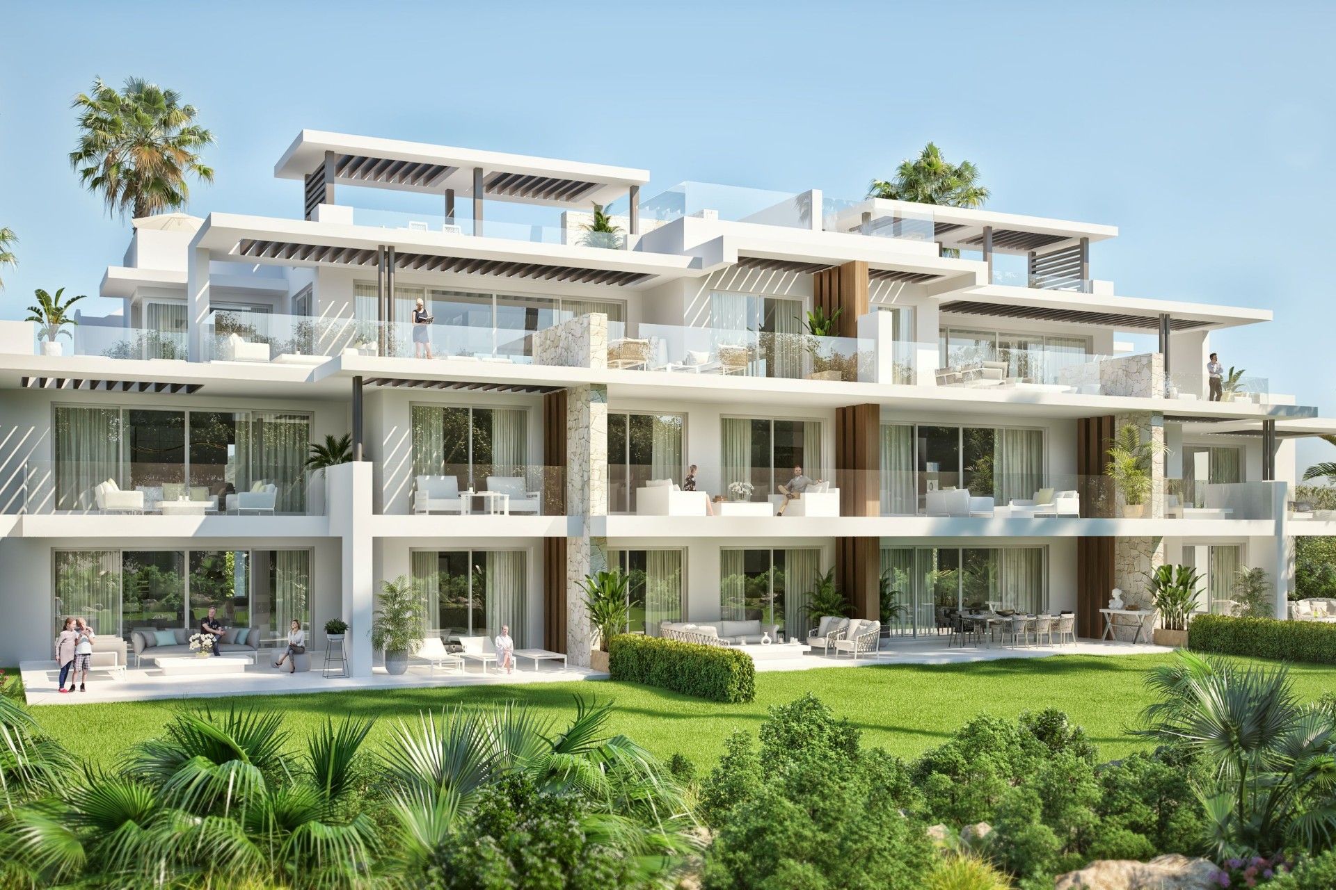 Neue Gebäude - Wohnung -
Ojén