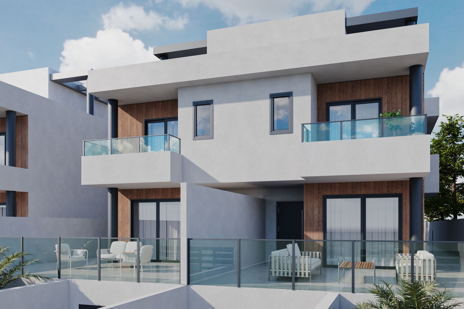 New Build - terraced -
Benferri