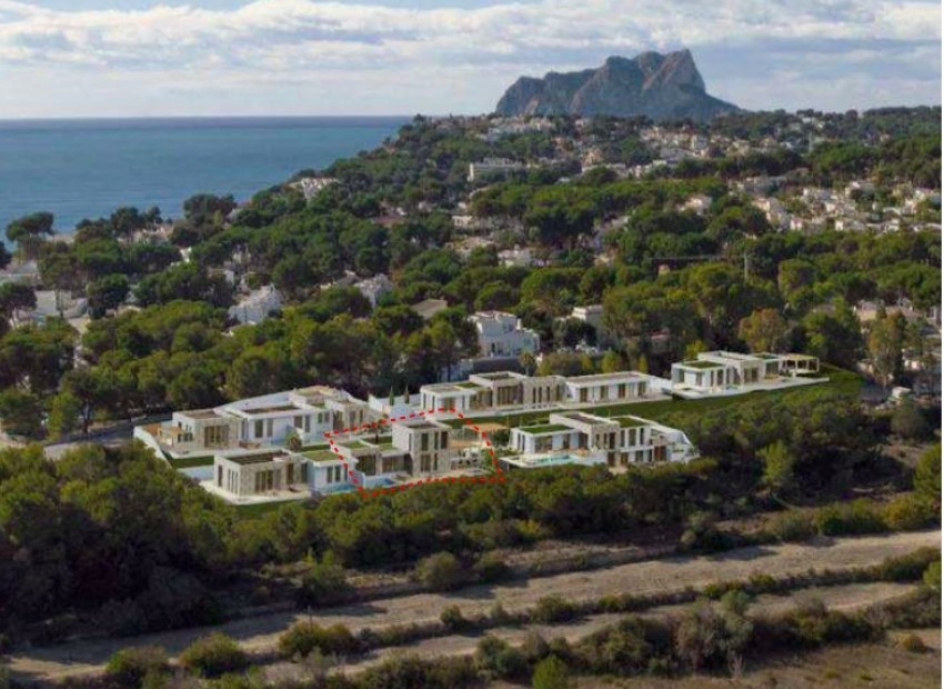 Nieuwbouw Woningen - Half vrijstaand -
Moraira - Pinar del Advocat - Cometa