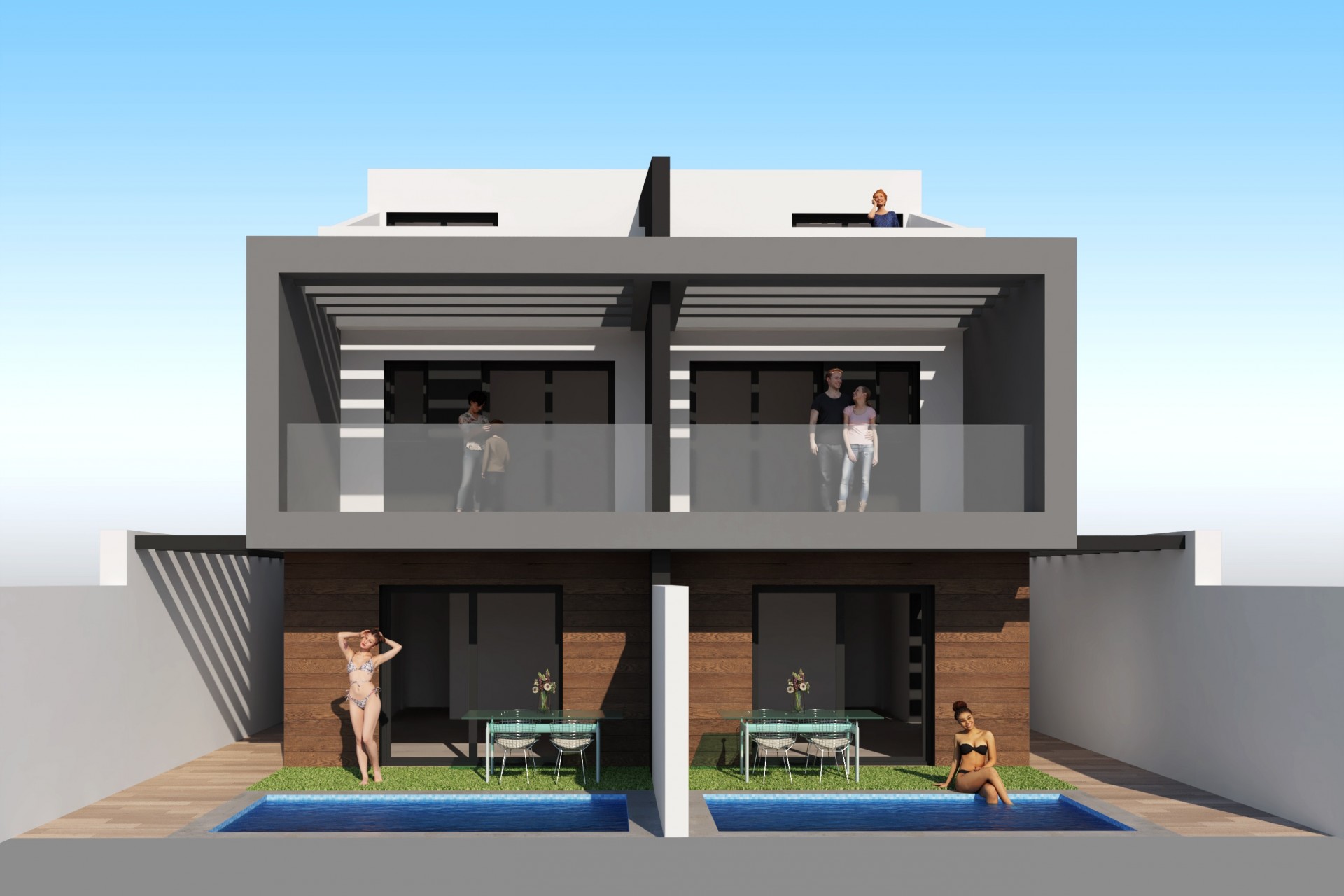 Nieuwbouw Woningen - Half vrijstaand -
San Javier