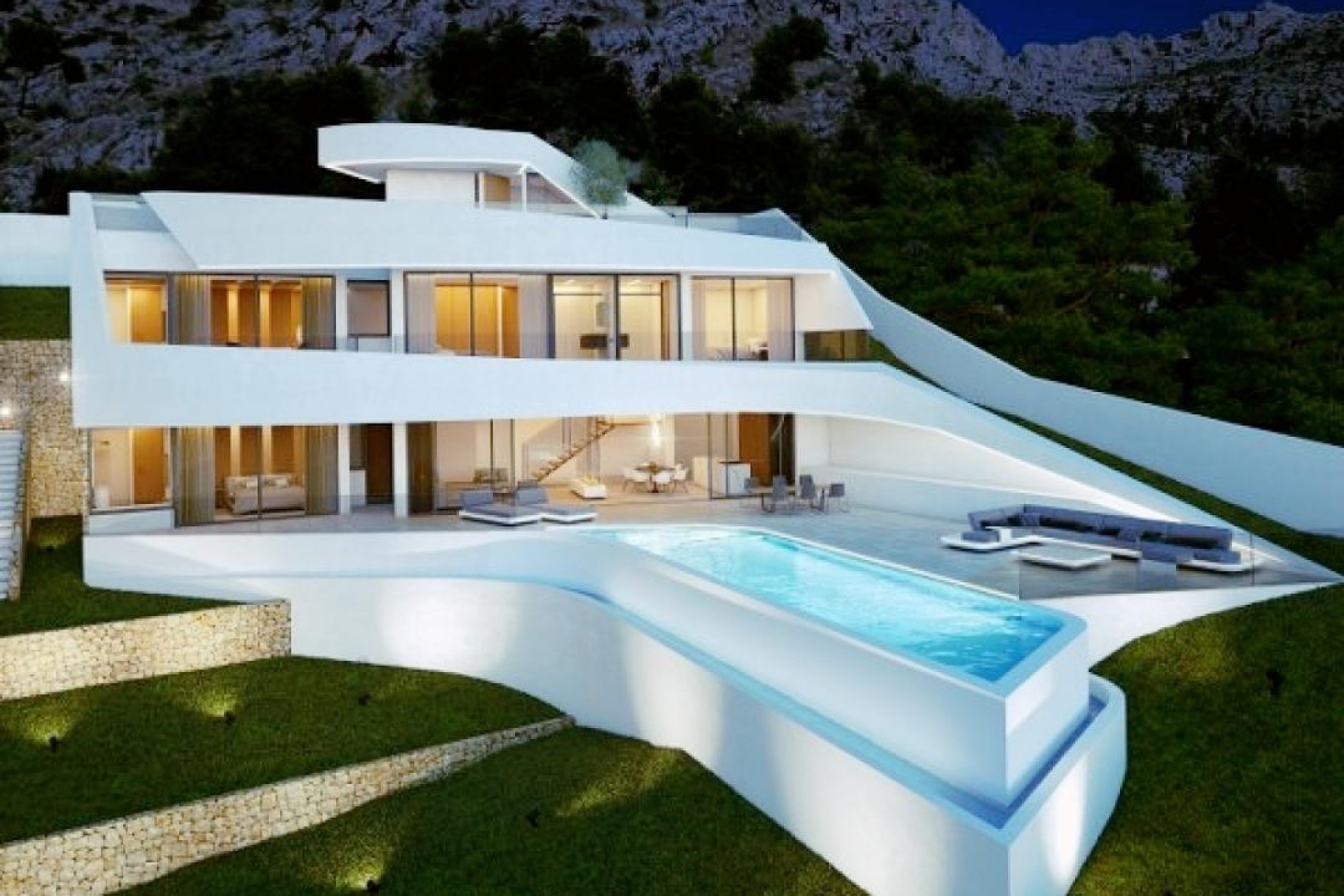 Nieuwbouw Woningen - Villa -
Altea