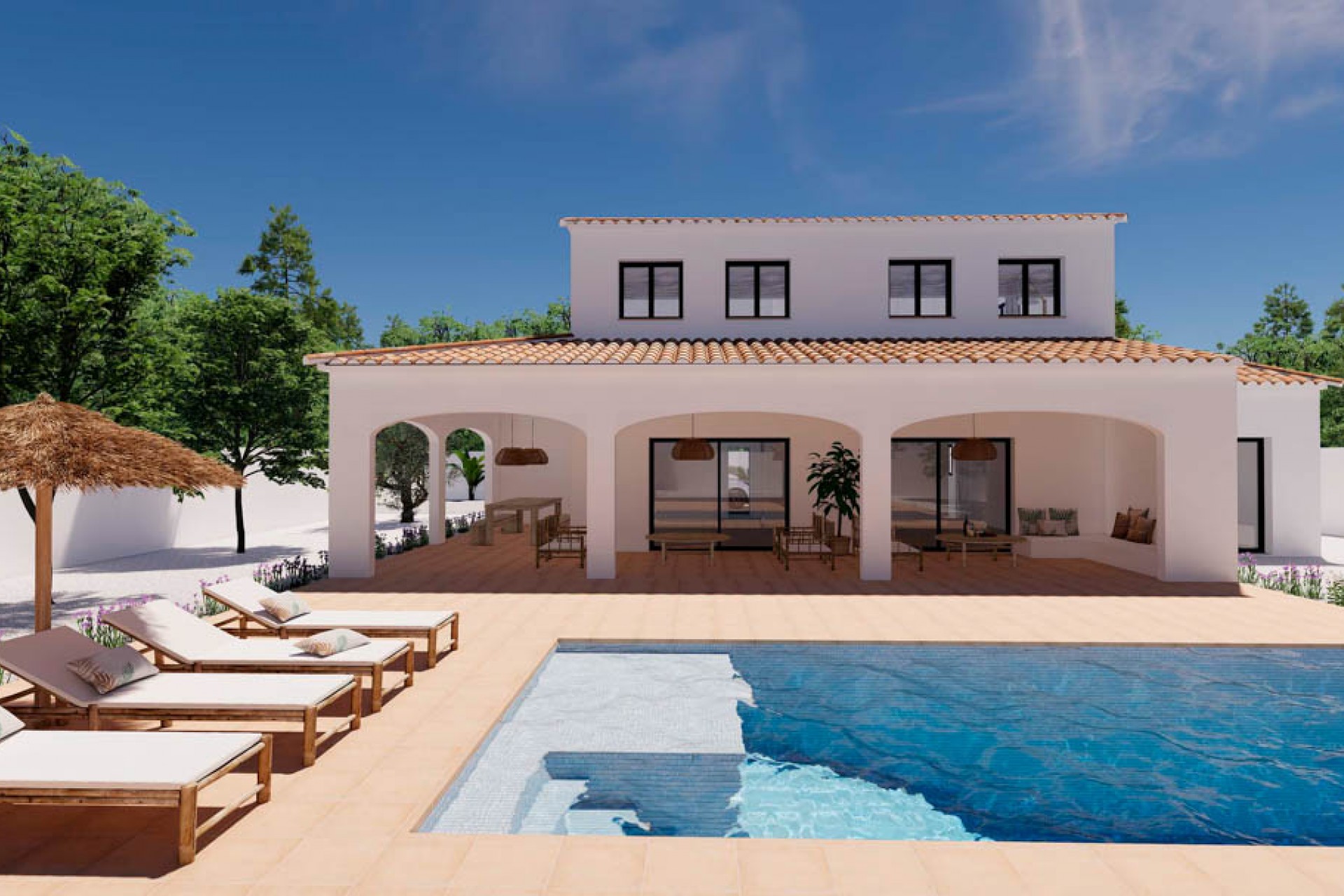 Nieuwbouw Woningen - Villa -
Moraira - La pinada