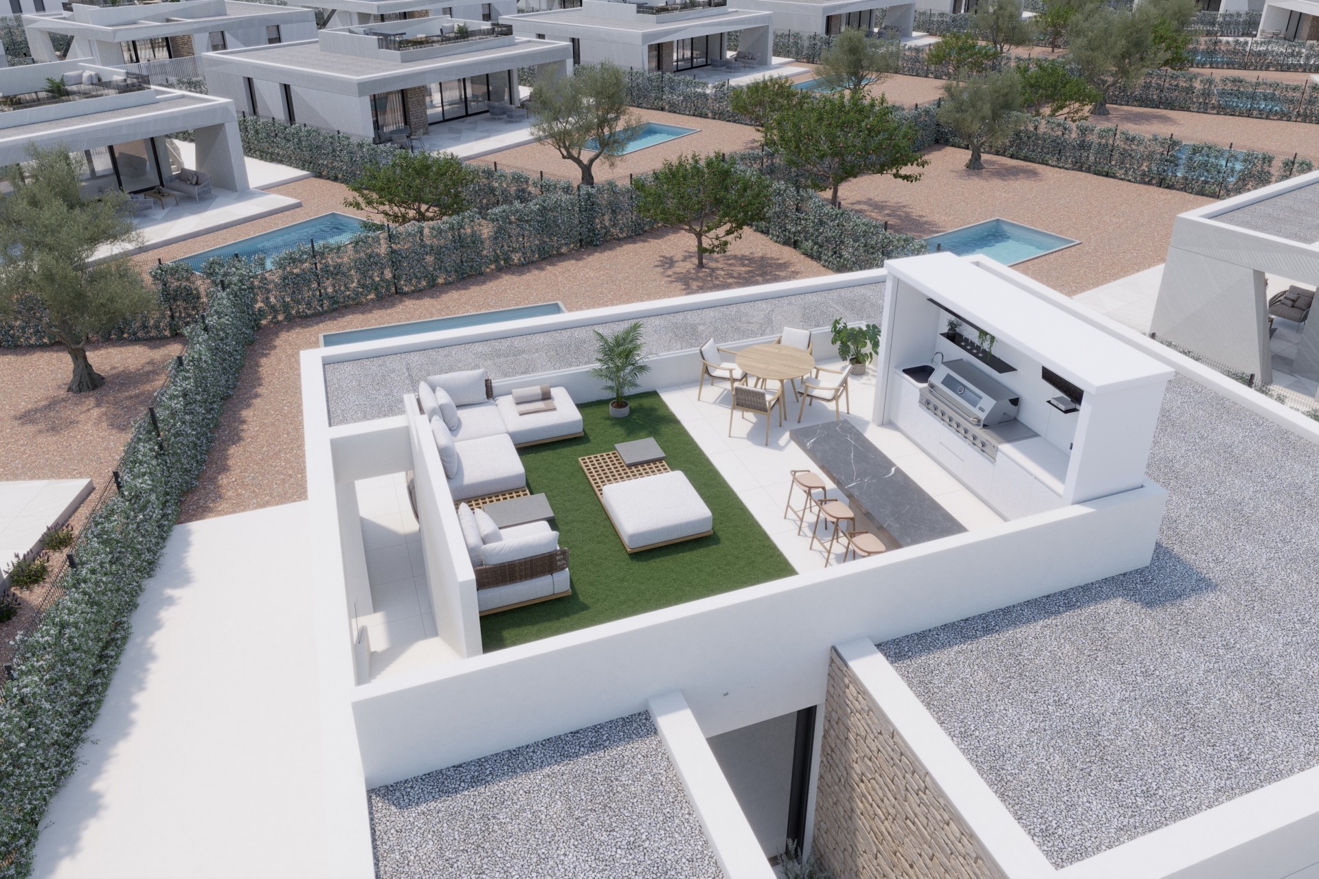 Nieuwbouw Woningen - Villa -
Murcia - Hacienda del Alamo Golf