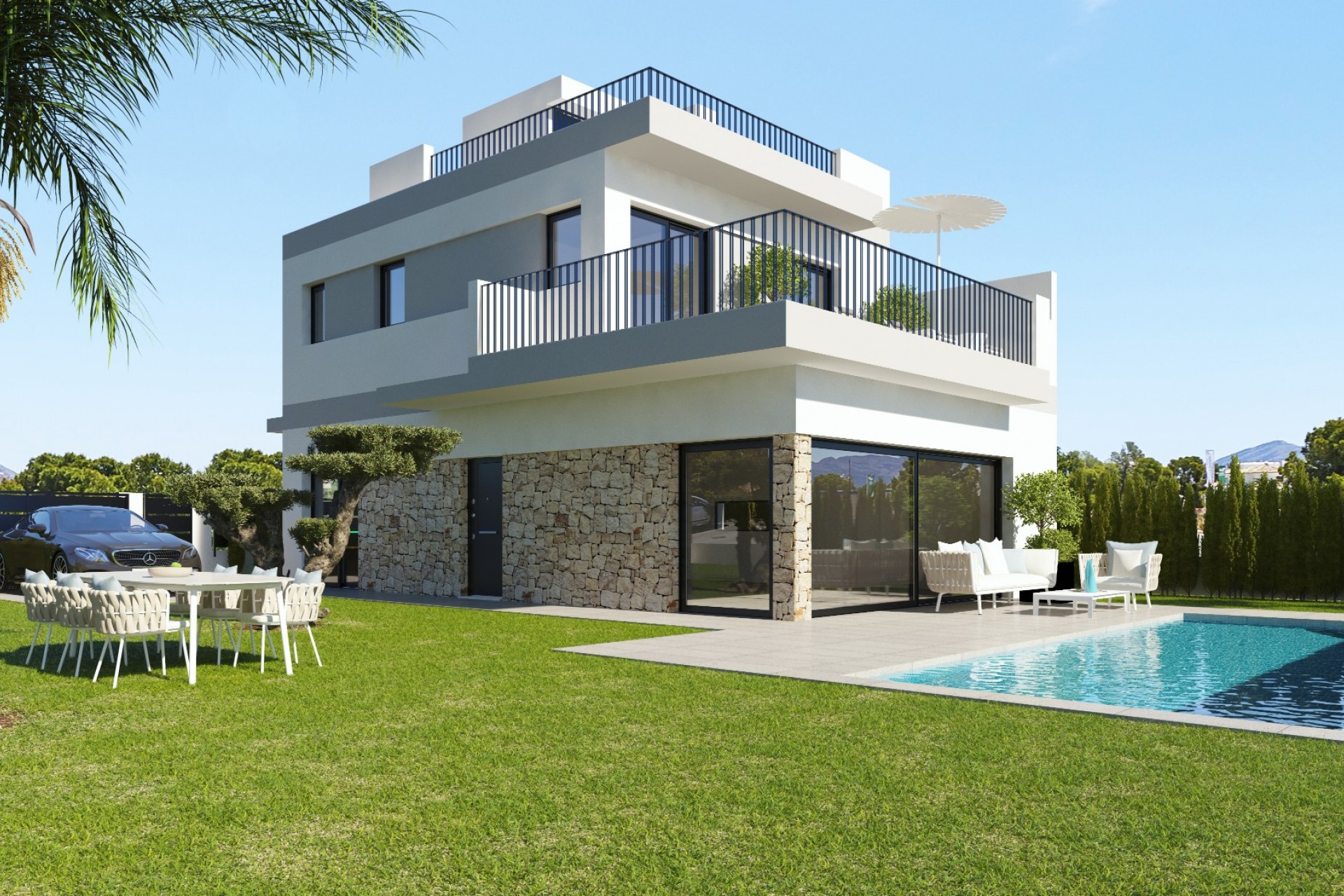 Nieuwbouw Woningen - Villa -
San Miguel de Salinas