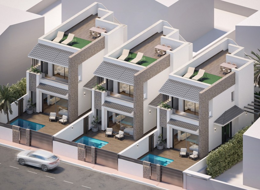 Nieuwbouw Woningen - Villa -
San Pedro del Pinatar - San Pedro del Pinatar pueblo