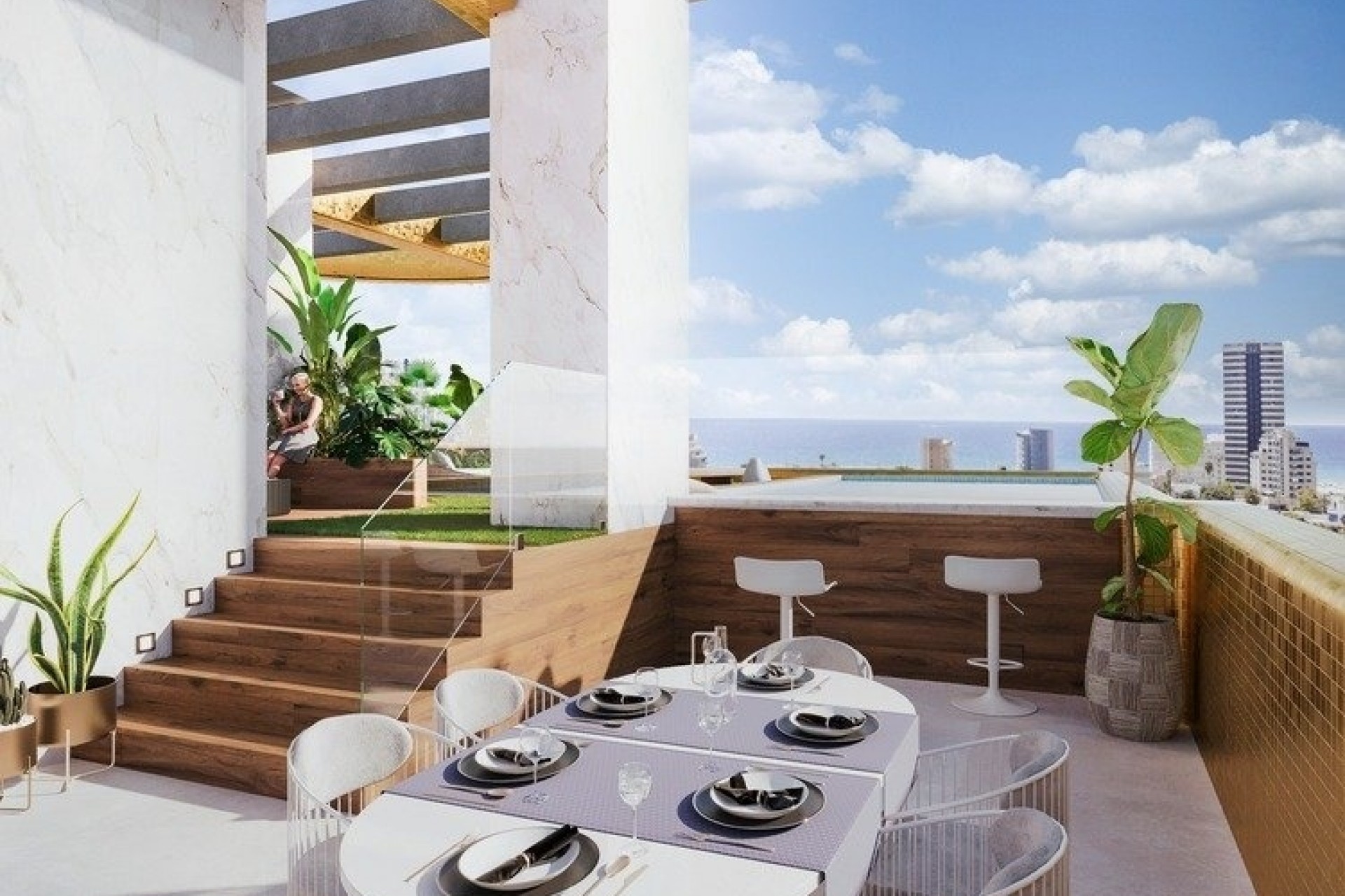 Nouvelle construction - Appartement -
Calpe - Pla del mar