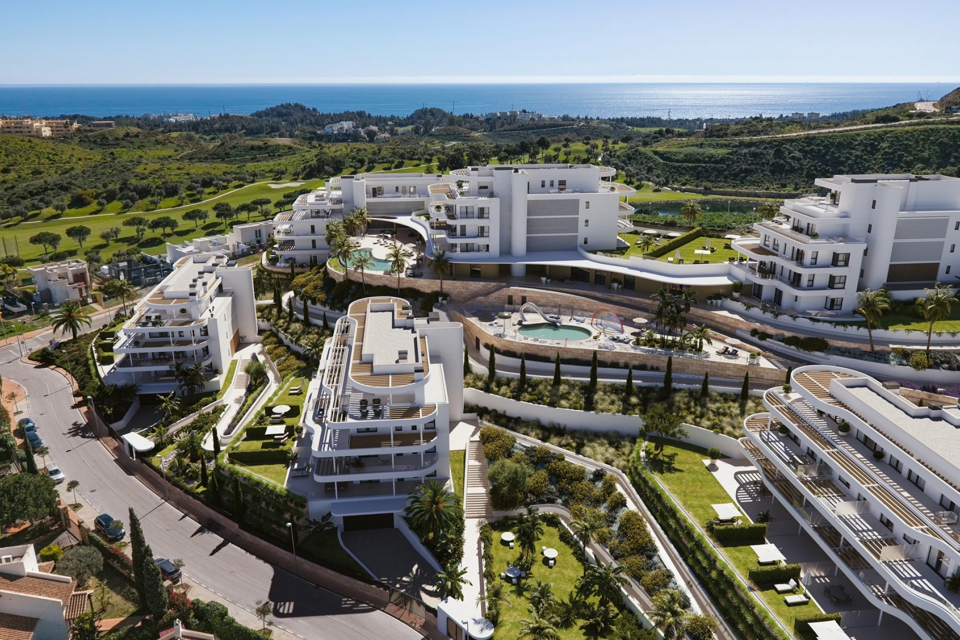 Nouvelle construction - Appartement -
Las Lagunas de Mijas