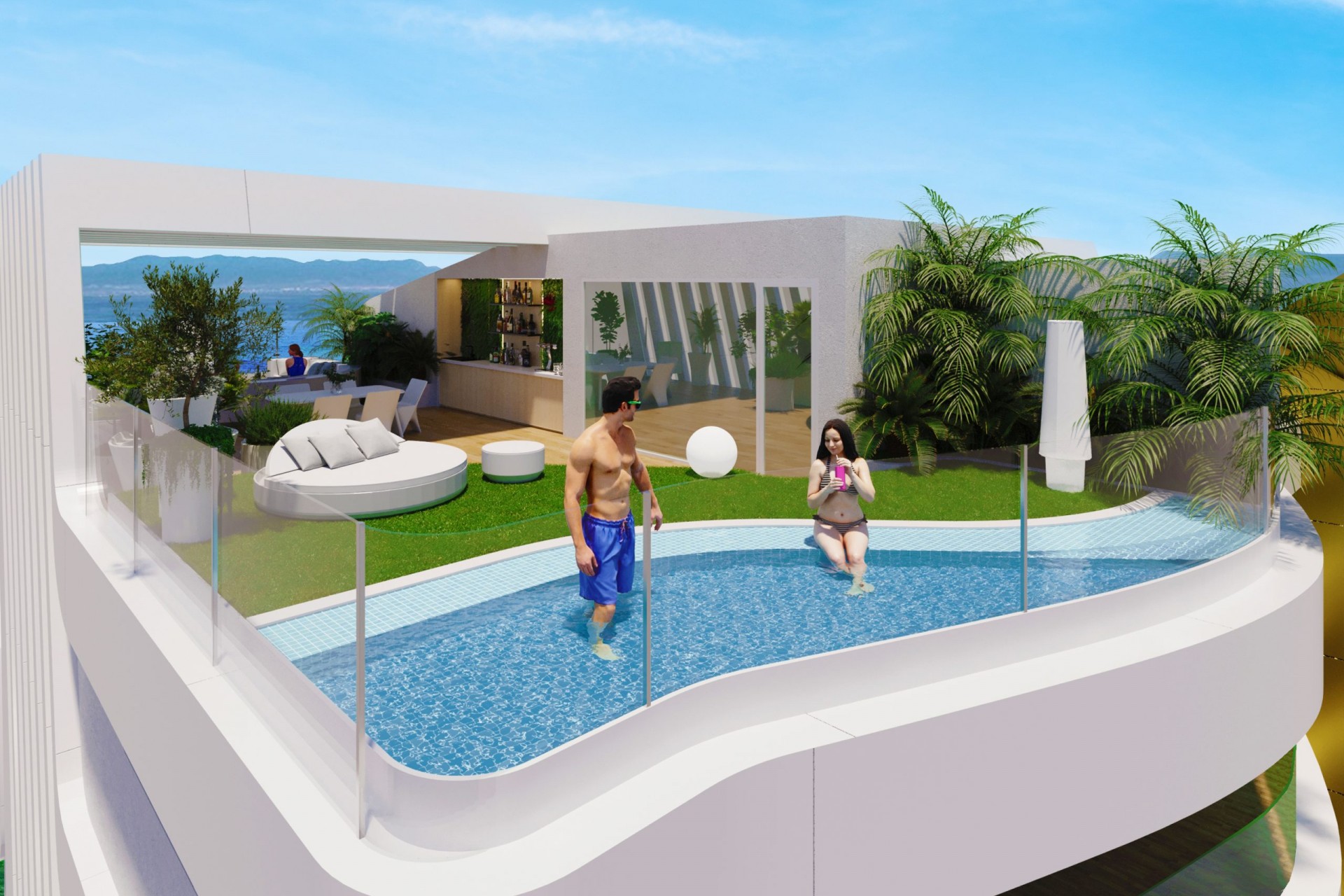 Nowe budownictwo - Penthouse -
La Manga del Mar Menor