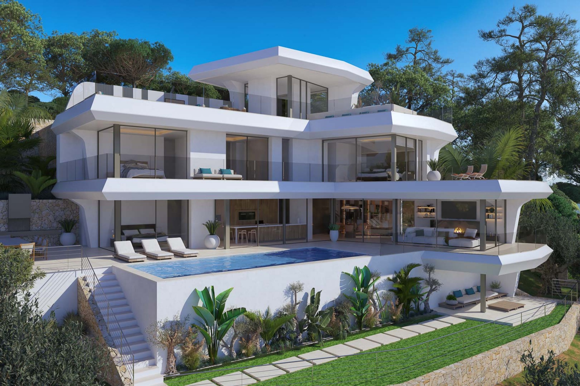Nueva construcción  - Villa -
Altea