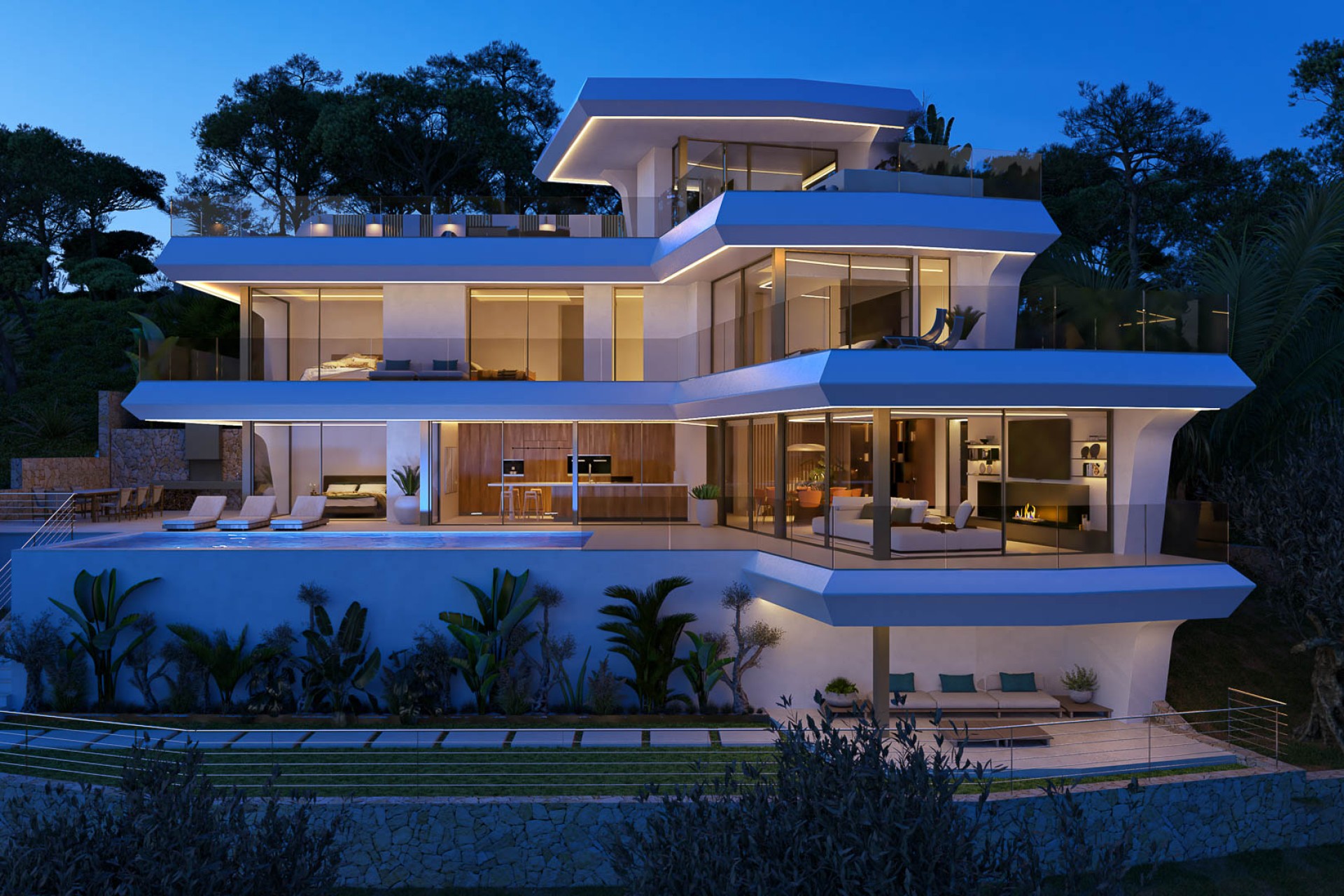 Nueva construcción  - Villa -
Altea
