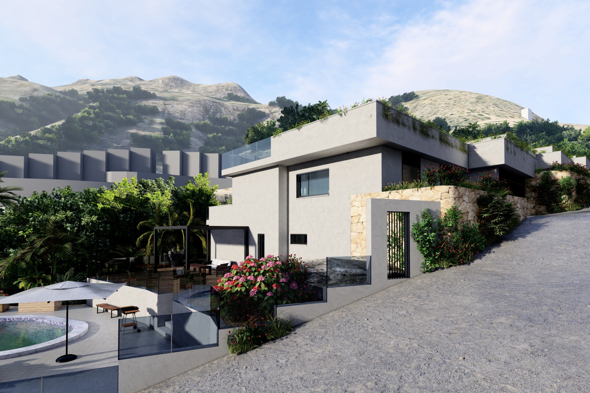 Nueva construcción  - Villa -
Altea