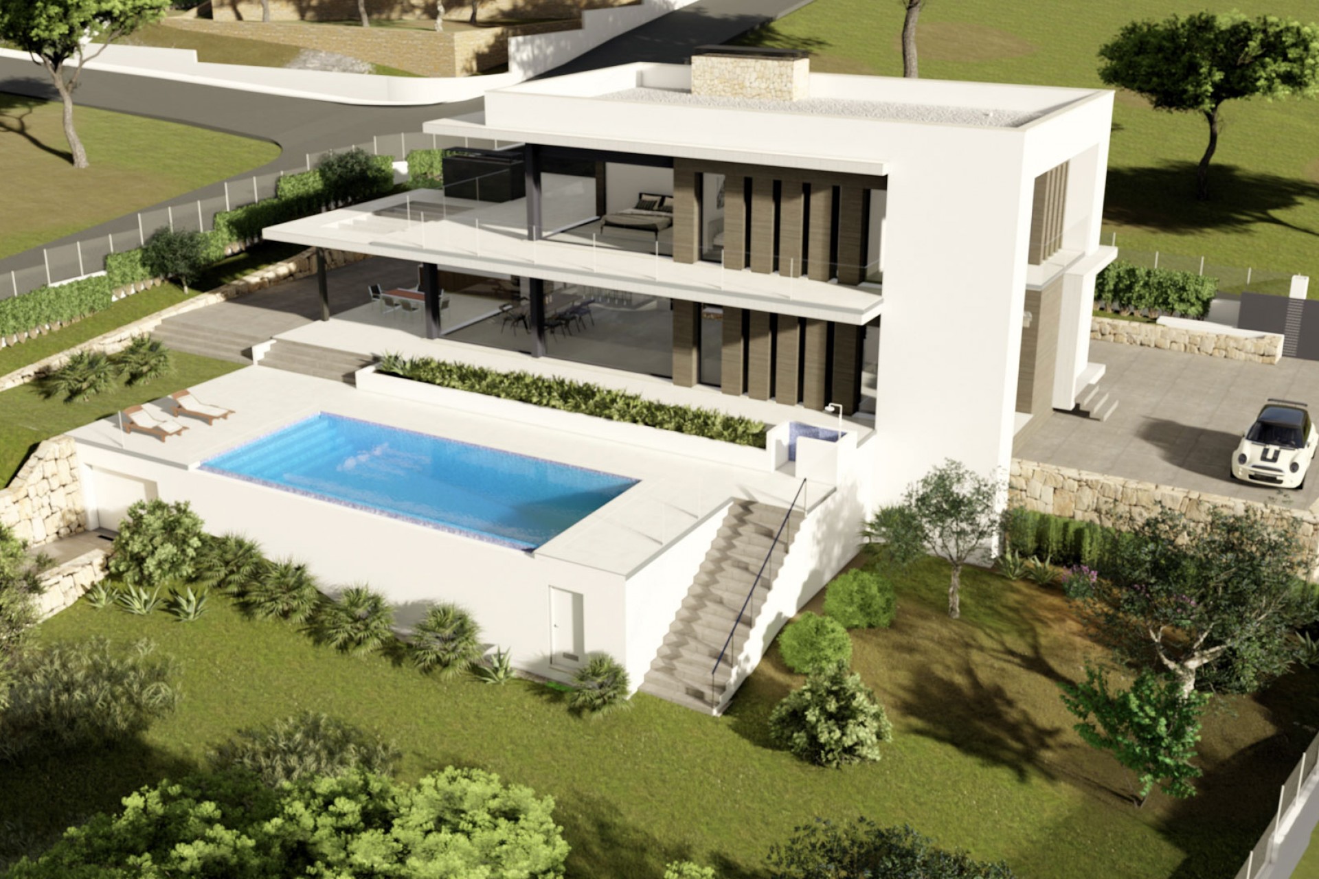 Nueva construcción  - Villa -
Jávea - El Garroferal