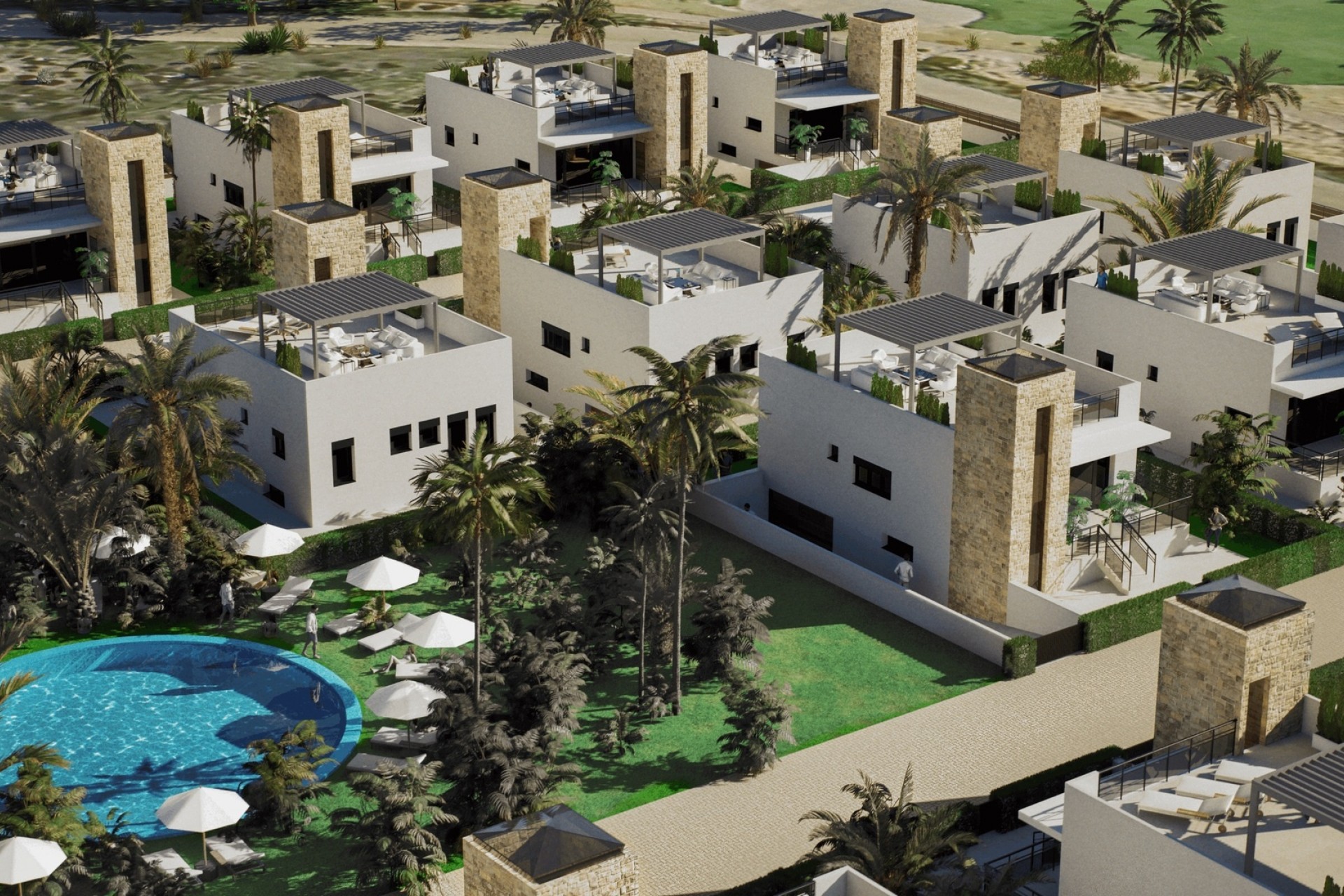 Nueva construcción  - Villa -
Murcia - Camposol Golf