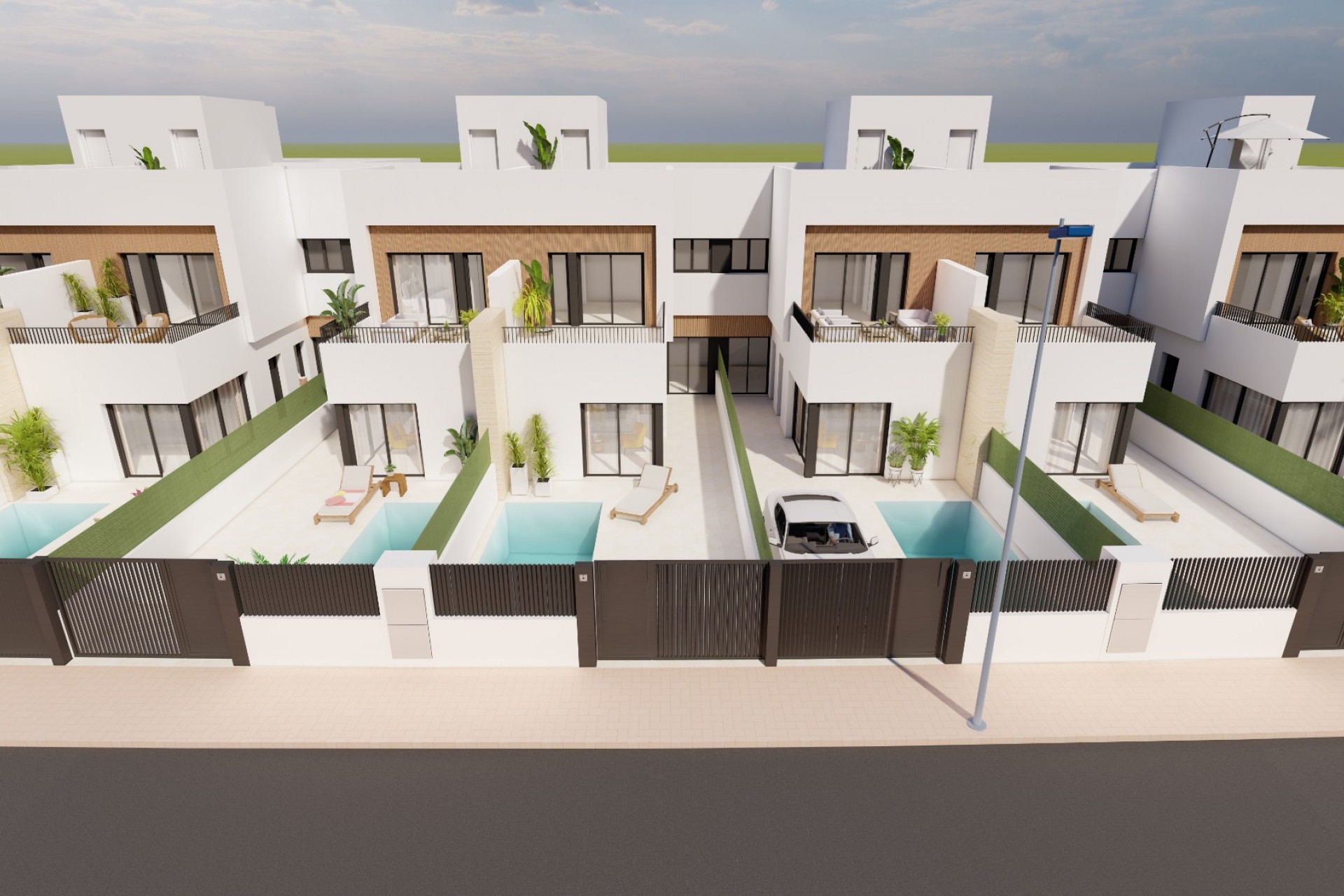 Nueva construcción  - Villa -
Santiago de Ribera