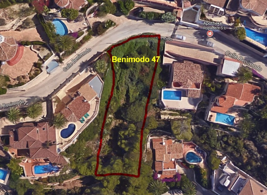 Resale - Plot -
Moraira - Benimeit