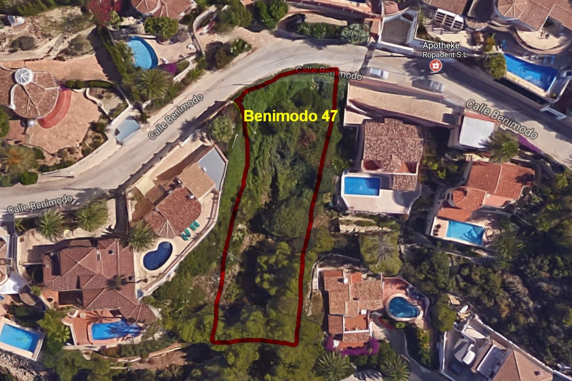 Resale - Plot -
Moraira - Benimeit