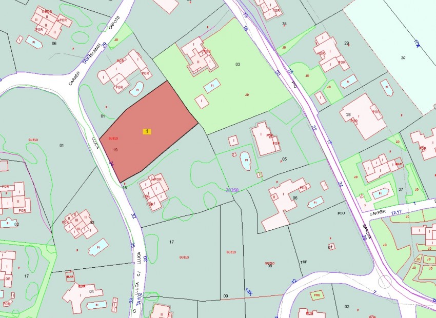 Resale - Urban Land -
Jávea / Xàbia - Partides comunes - Adsubia