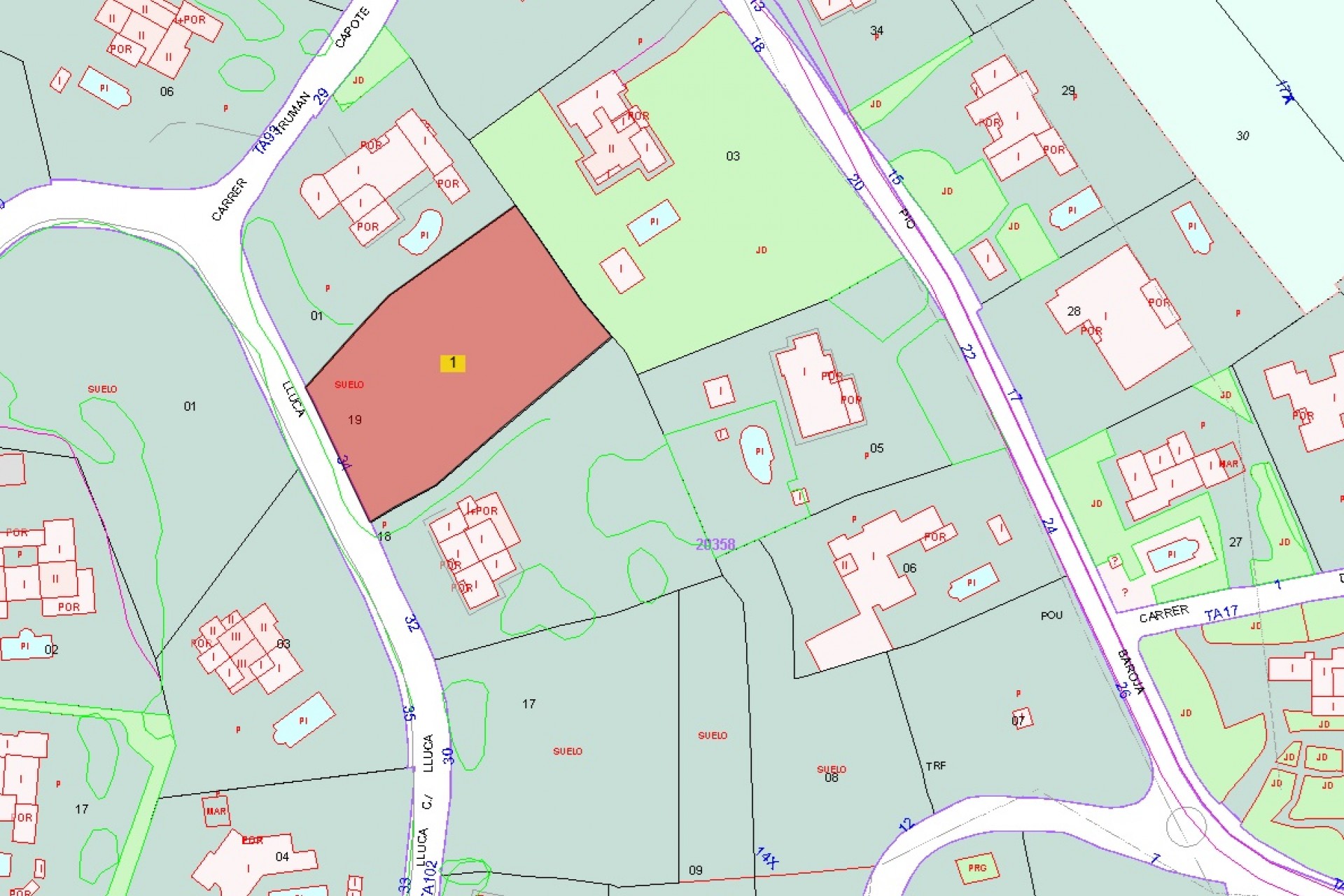 Resale - Urban Land -
Jávea / Xàbia - Partides comunes - Adsubia