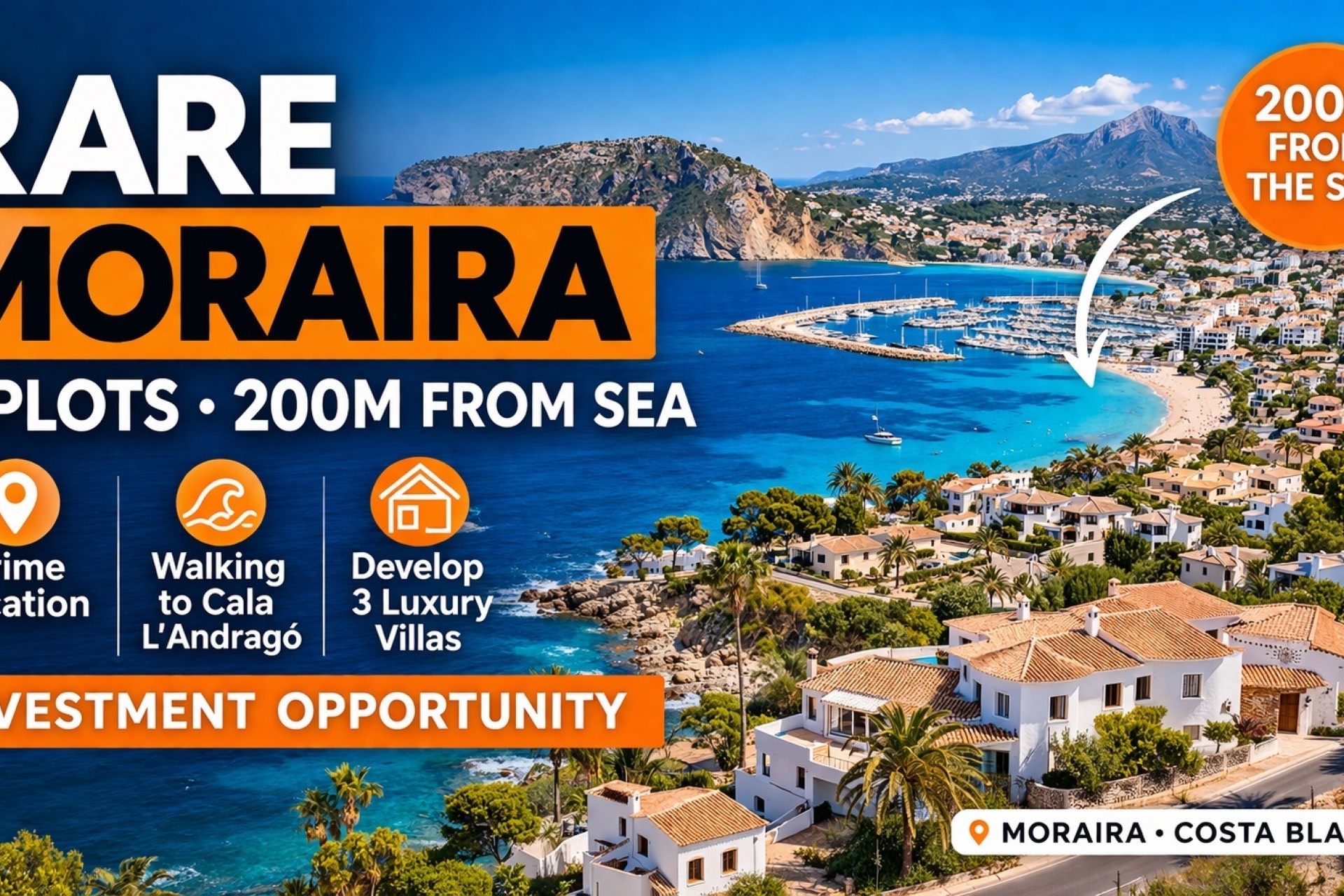 Reventa - Villa -
Moraira - Moravit - Cap Blanc