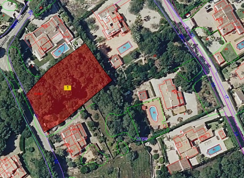 Revente - Terrain urbain -
Jávea / Xàbia - Partides comunes - Adsubia