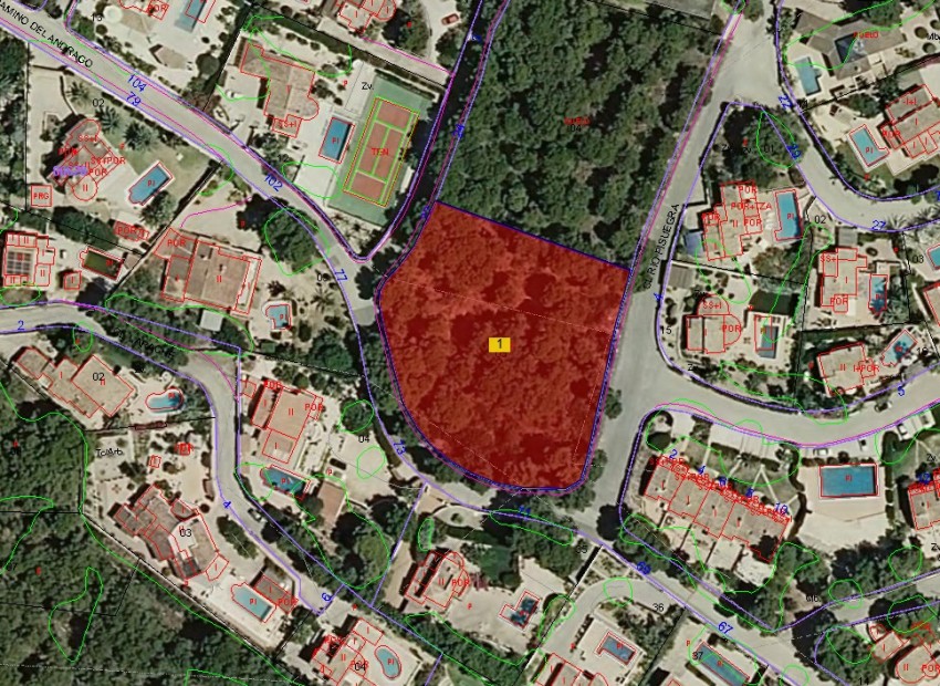 Revente - Terrain urbain -
Moraira - Pinar del Advocat - Cometa