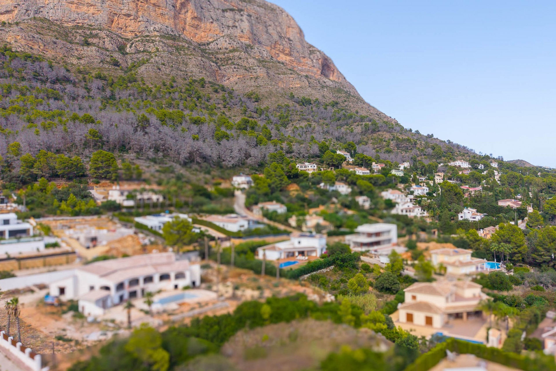 Revente - Tracé -
Jávea - Montgó-Ermita
