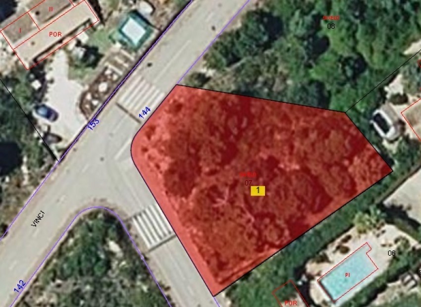 Rynek Wtórny - Działka miejska -
Jávea / Xàbia - Cap Martí - El Tossalet - Pinomar