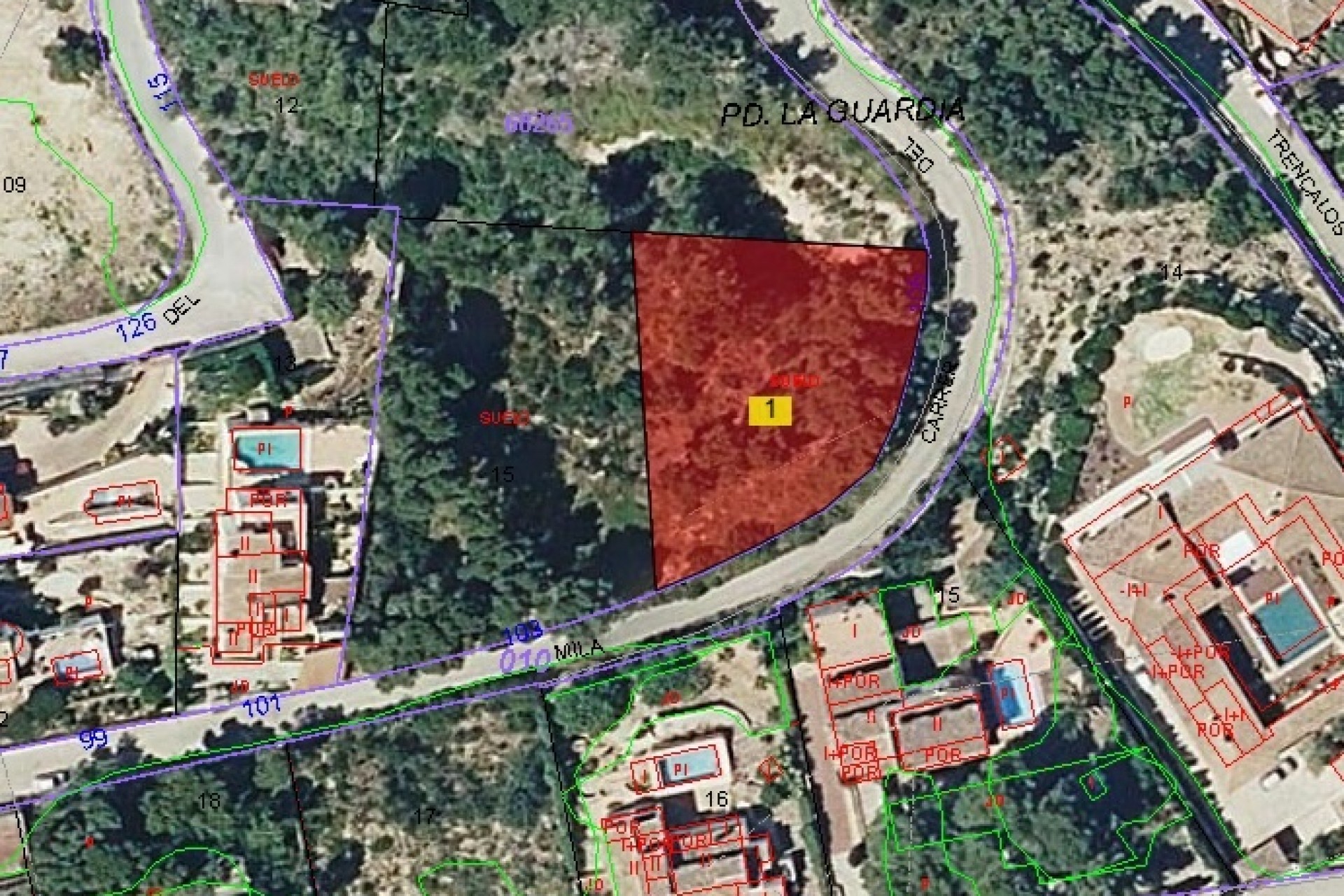 Rynek Wtórny - Działka miejska -
Jávea / Xàbia - Cap Martí - El Tossalet - Pinomar