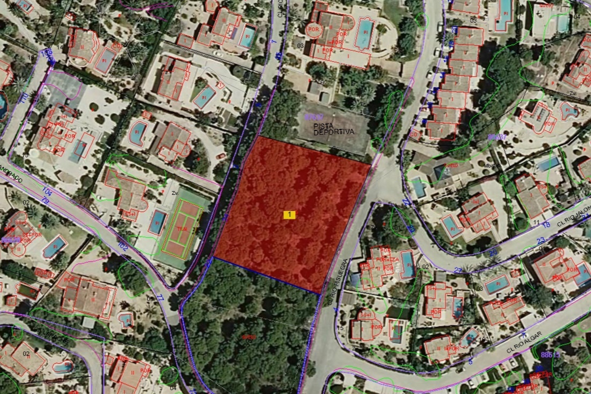 Rynek Wtórny - Działka miejska -
Moraira - Pinar del Advocat - Cometa