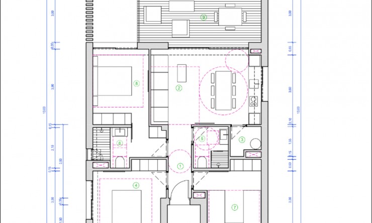 Nieuwbouw Woningen - Appartement -
Denia - Las Marinas