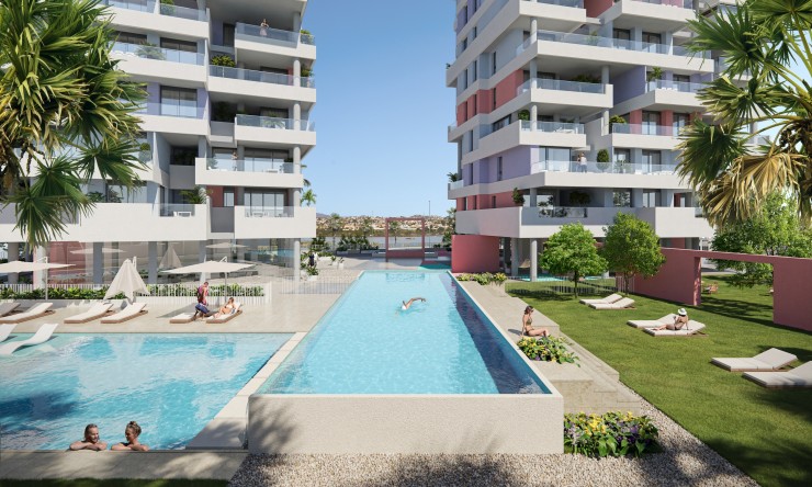 Neue Gebäude - Wohnung -
Calpe / Calp - Playa Arenal - Bol